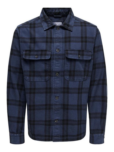 ONLY & SONS Langarmhemd ONSOLIVER TWILL OVERDYE OVERSHIRT BF günstig online kaufen