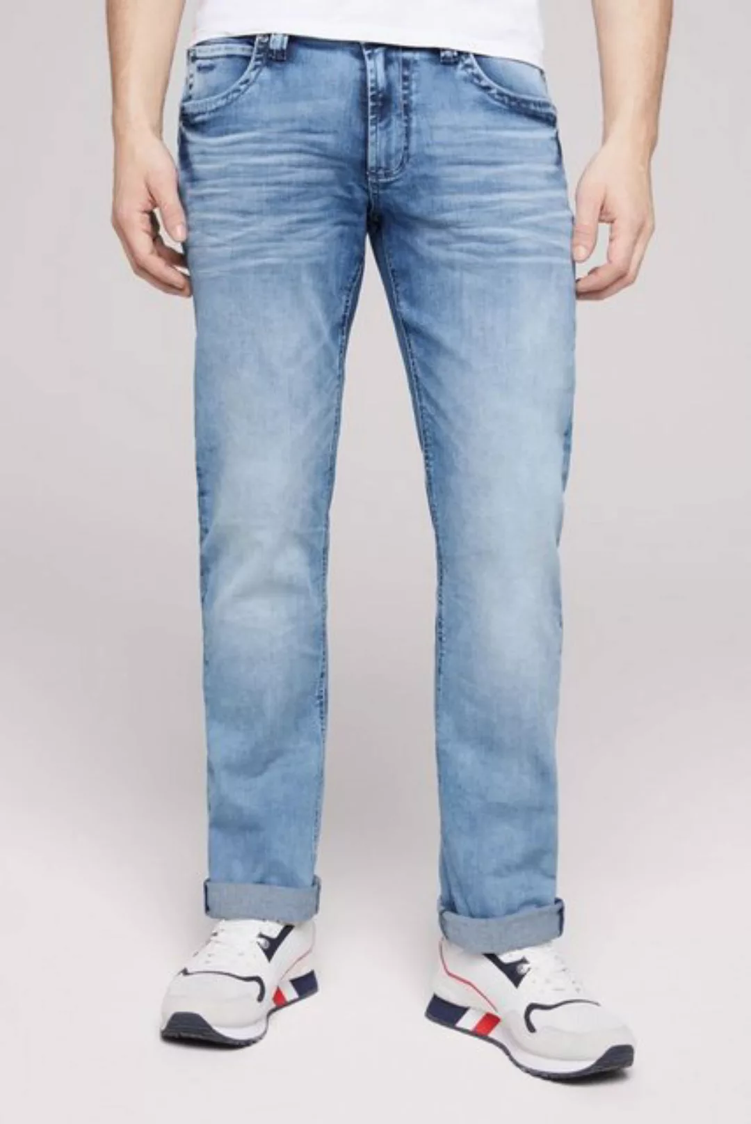 CAMP DAVID Regular-fit-Jeans mit Wrinkle-Effekten günstig online kaufen