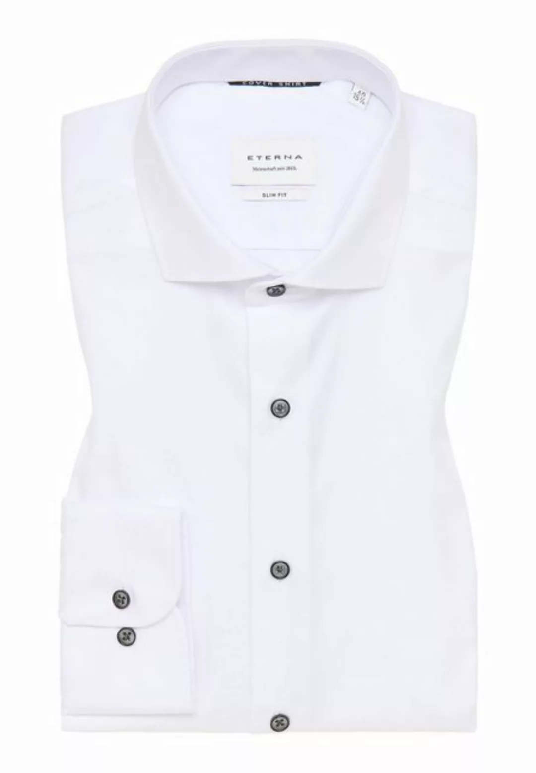 Eterna Langarmhemd - Cover Shirt Twill Hemd - Slim Fit - Businesshemd - Bas günstig online kaufen