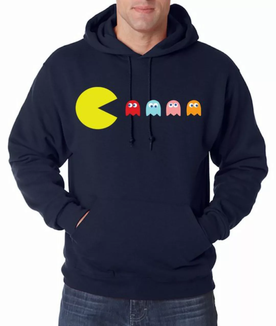 Youth Designz Kapuzenpullover Pacman Herren Hoodie Pullover mit lustigem Fr günstig online kaufen