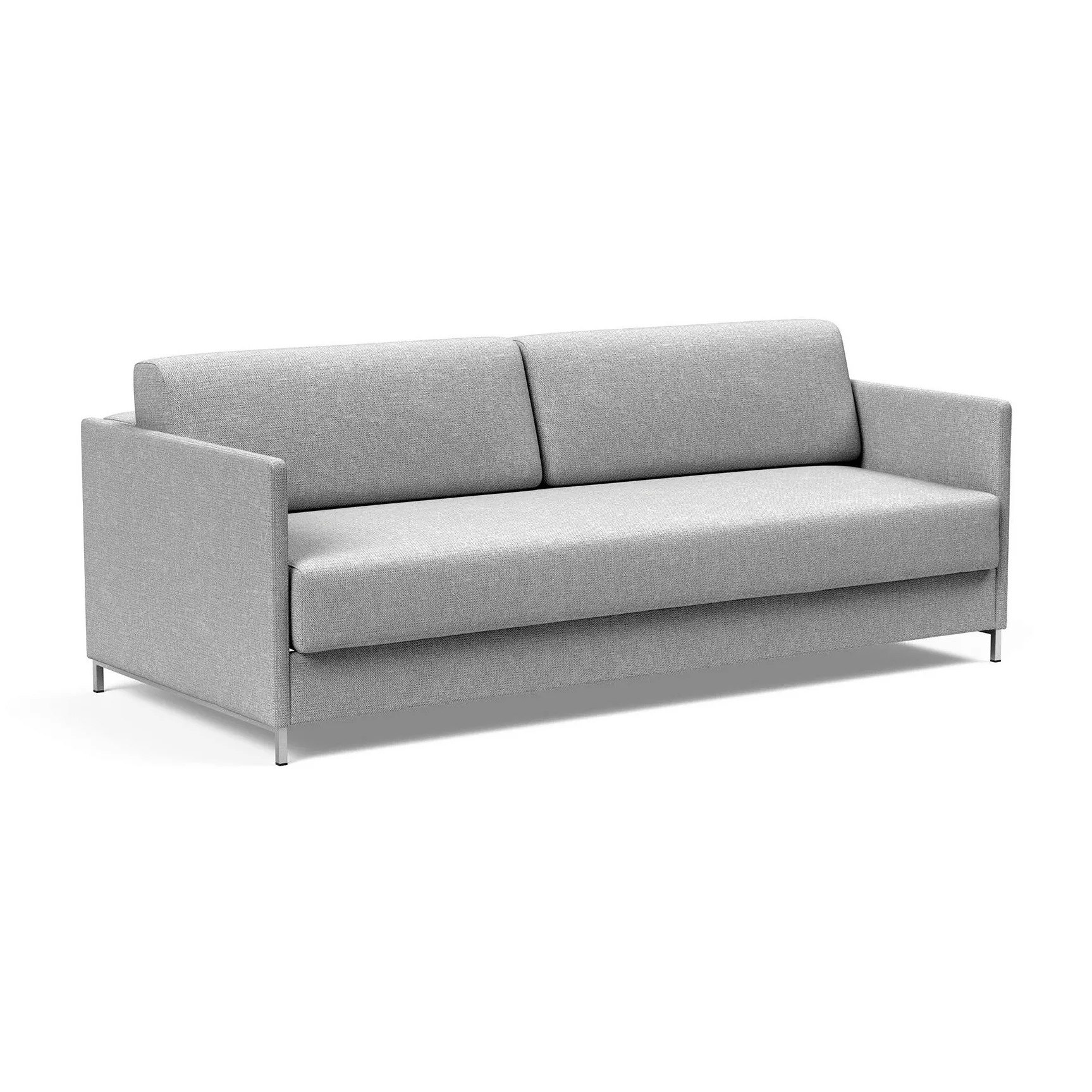 Innovation - Nordham Schlafsofa 211x99cm - grau/Stoff 590 Micro Check Grey/ günstig online kaufen