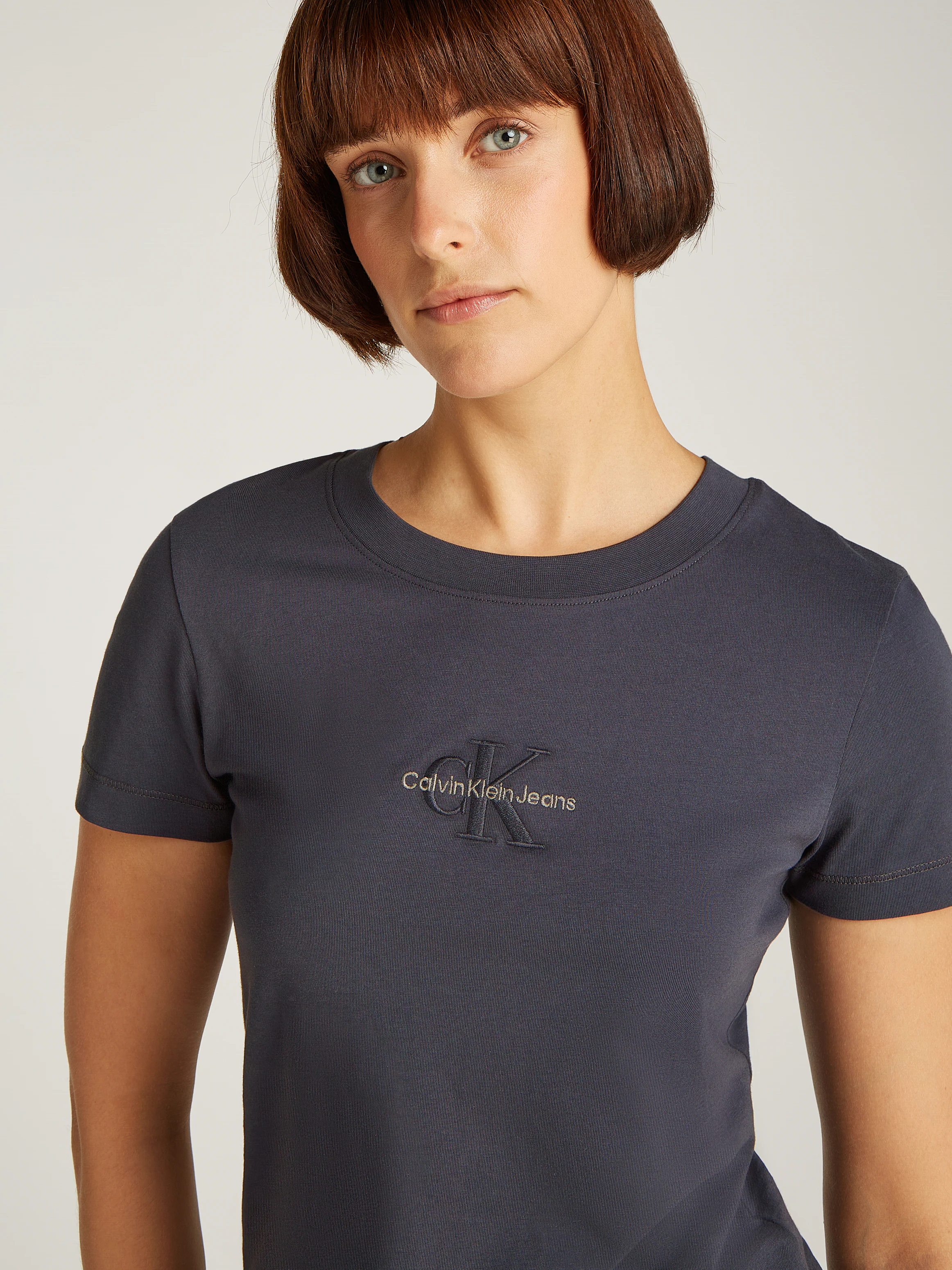 Calvin Klein Jeans T-Shirt MONOLOGO SLIM TEE mit Logoprägung günstig online kaufen