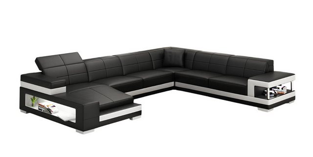 Xlmoebel Ecksofa Modernes Sitzpolster für das Wohnzimmer mit USB und Licht, günstig online kaufen