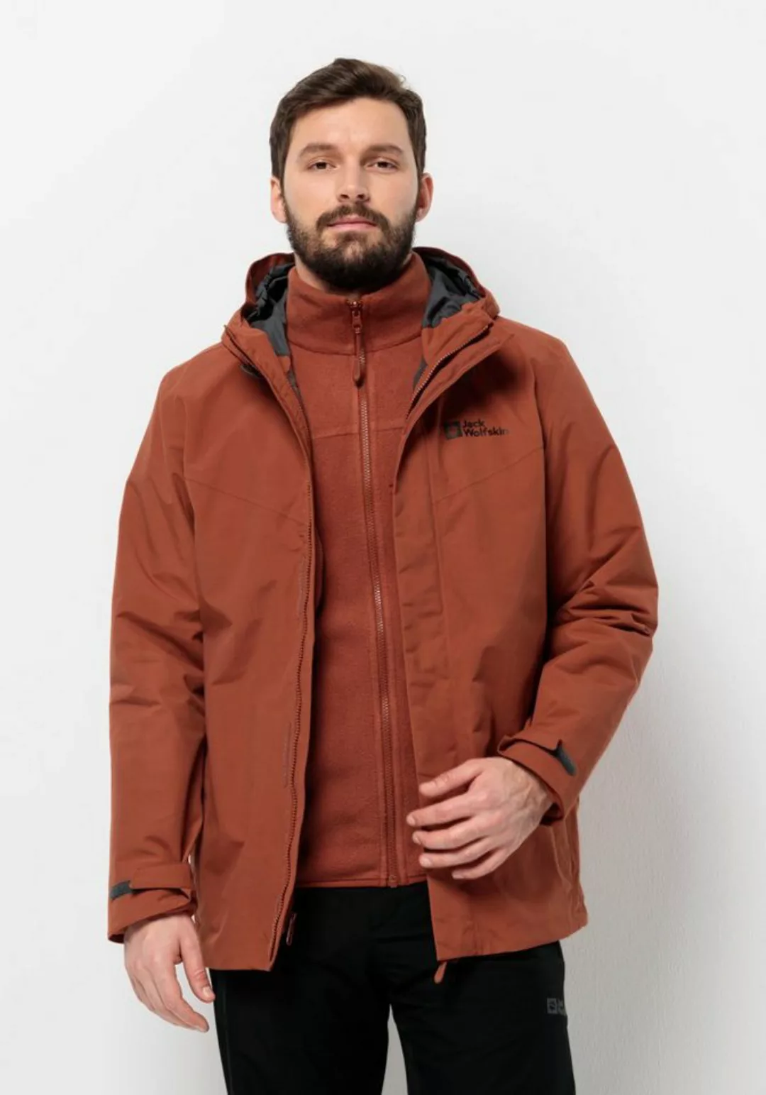 Jack Wolfskin 3-in-1-Funktionsjacke "ALTENBERG 3IN1 JKT M", (2 teilig), mit günstig online kaufen