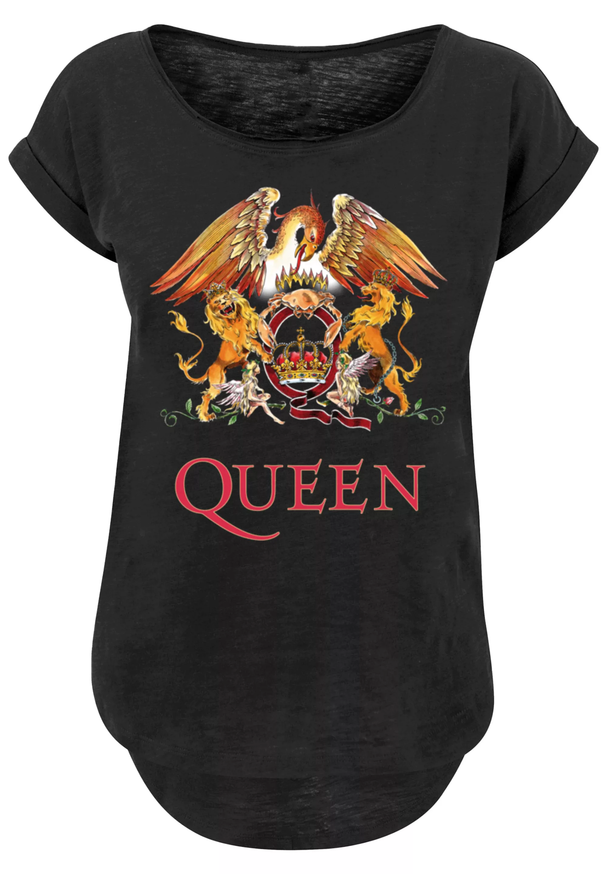 F4NT4STIC T-Shirt "PLUS SIZE Queen Classic Crest", Print günstig online kaufen