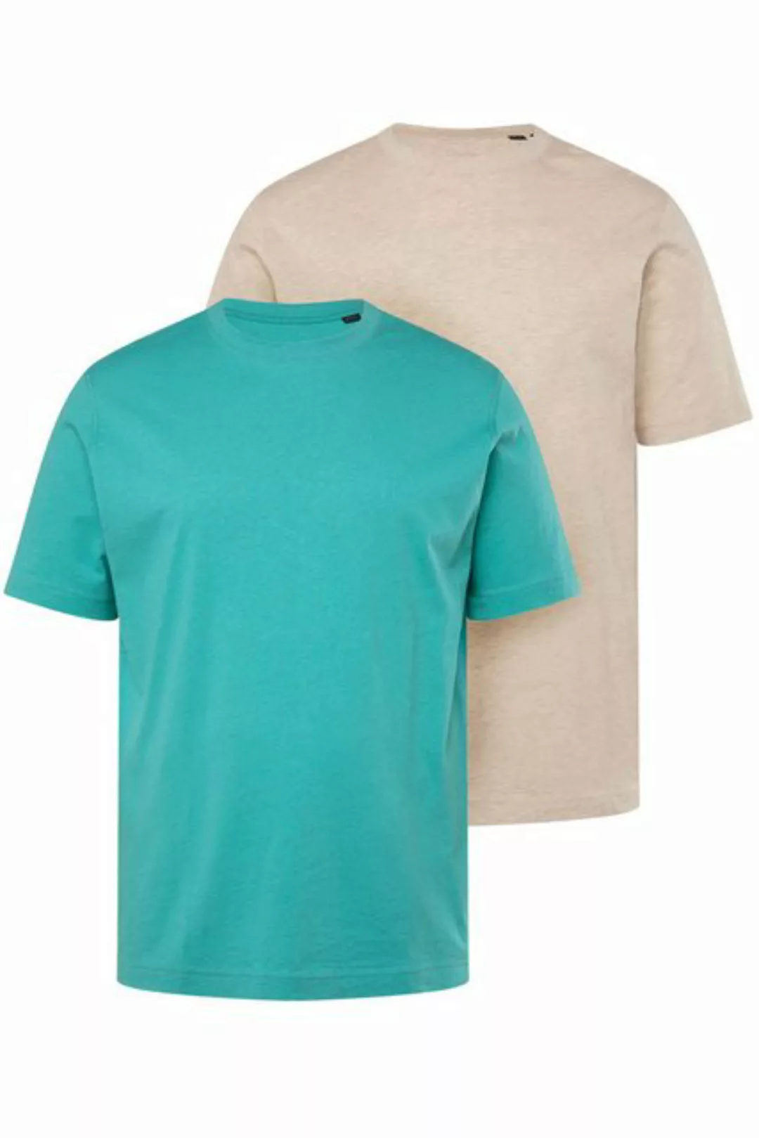 JP1880 T-Shirt JP 1880 T-Shirts Basic 2er-Pack Rundhals bis 8XL (2-tlg) günstig online kaufen