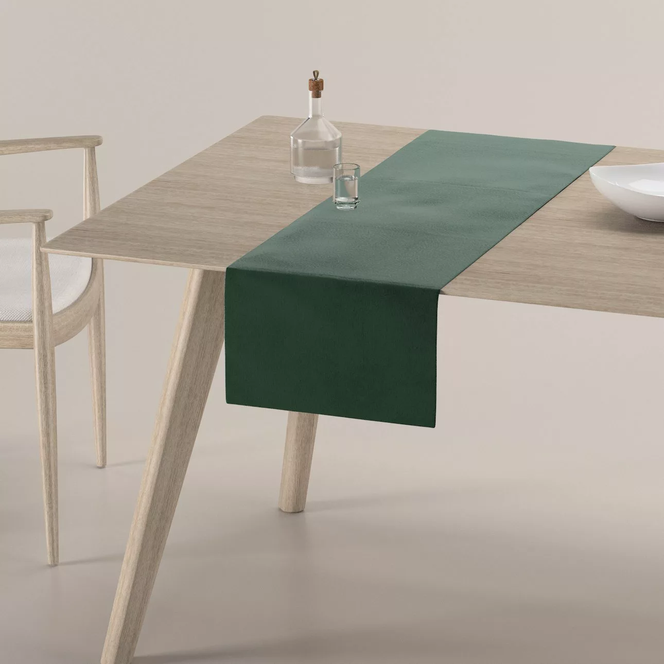 Tischläufer, moosgrün, 40 x 130 cm, Crema (180-63) günstig online kaufen
