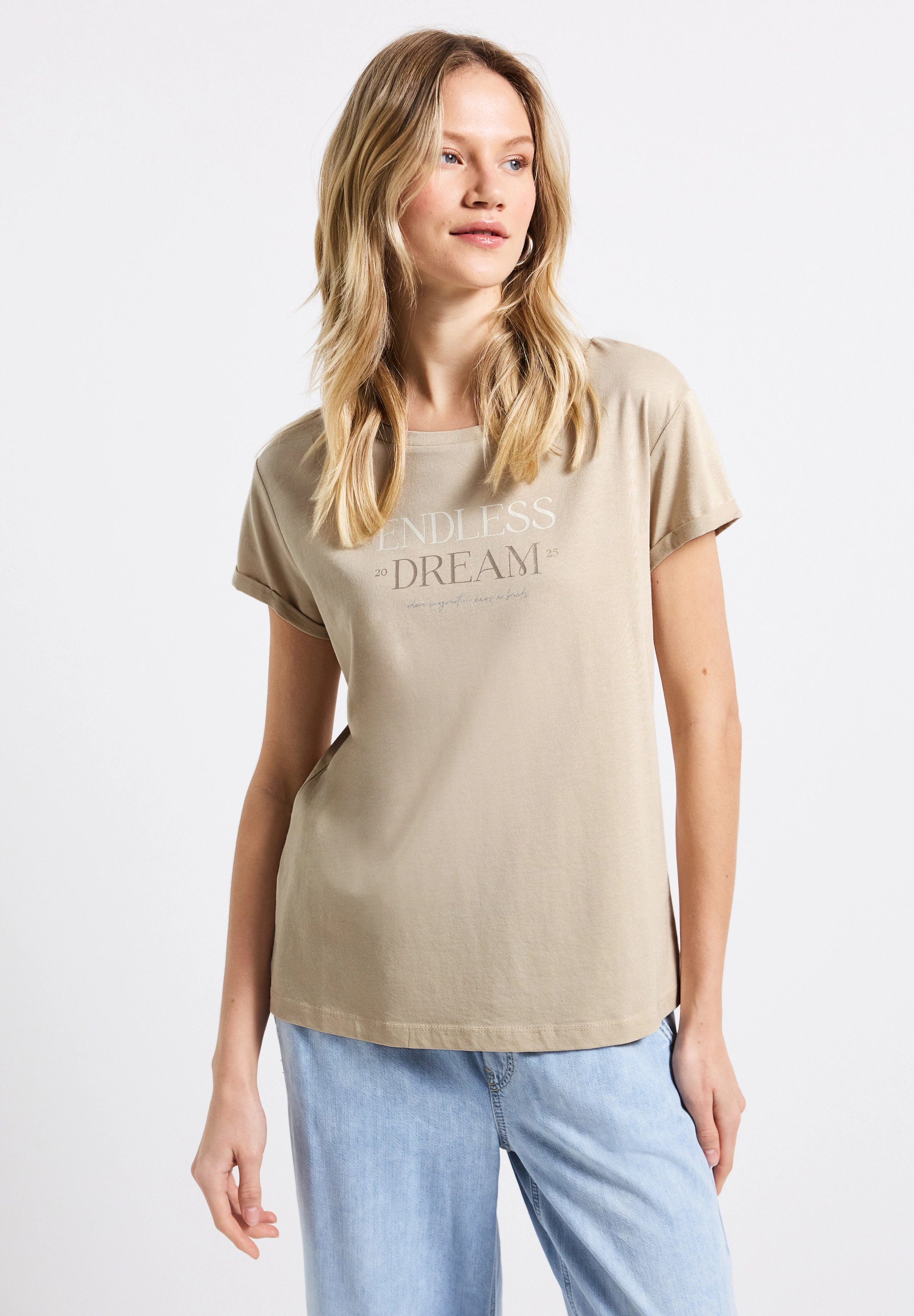 STREET ONE T-Shirt, mit Rundhalsausschnitt günstig online kaufen