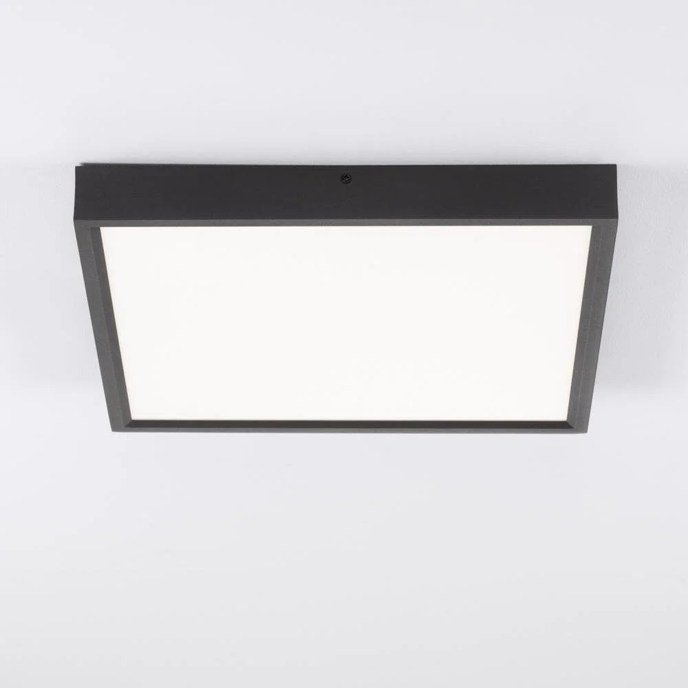 LED Deckenleuchte Itos in Schwarz und Weiß 32W 2240lm günstig online kaufen