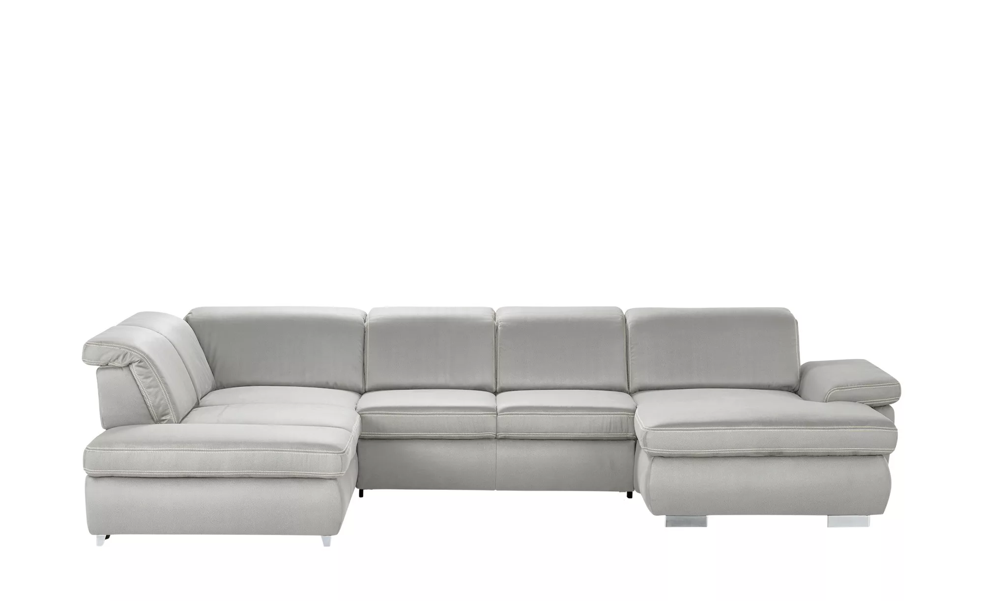 Wohnlandschaft - grau - 85 cm - Polstermöbel > Sofas > Wohnlandschaften - M günstig online kaufen