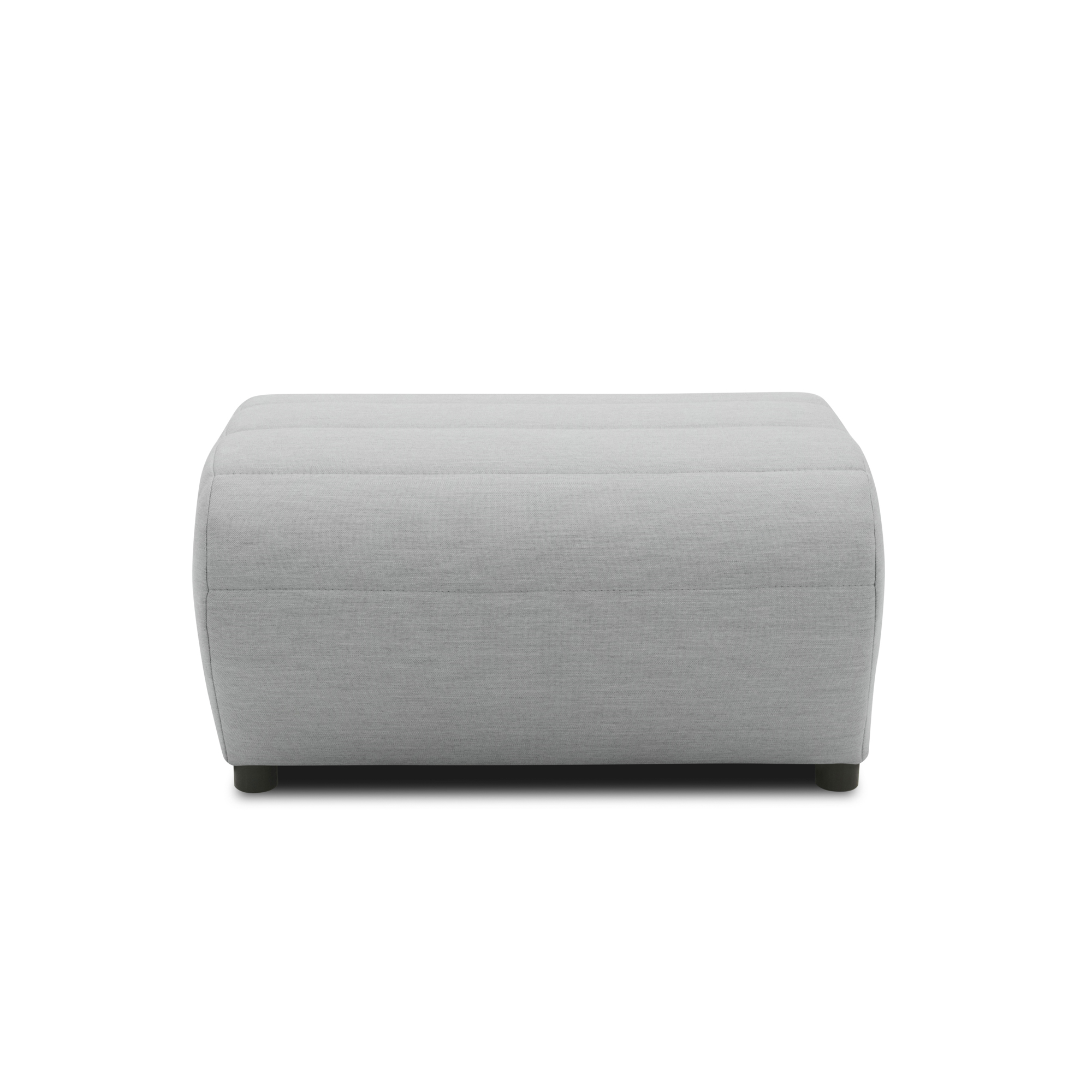 Outdoor Sofa 300 002 Hocker, Gartenmöbel, Gartenhocker, Polsterhocker, silb günstig online kaufen