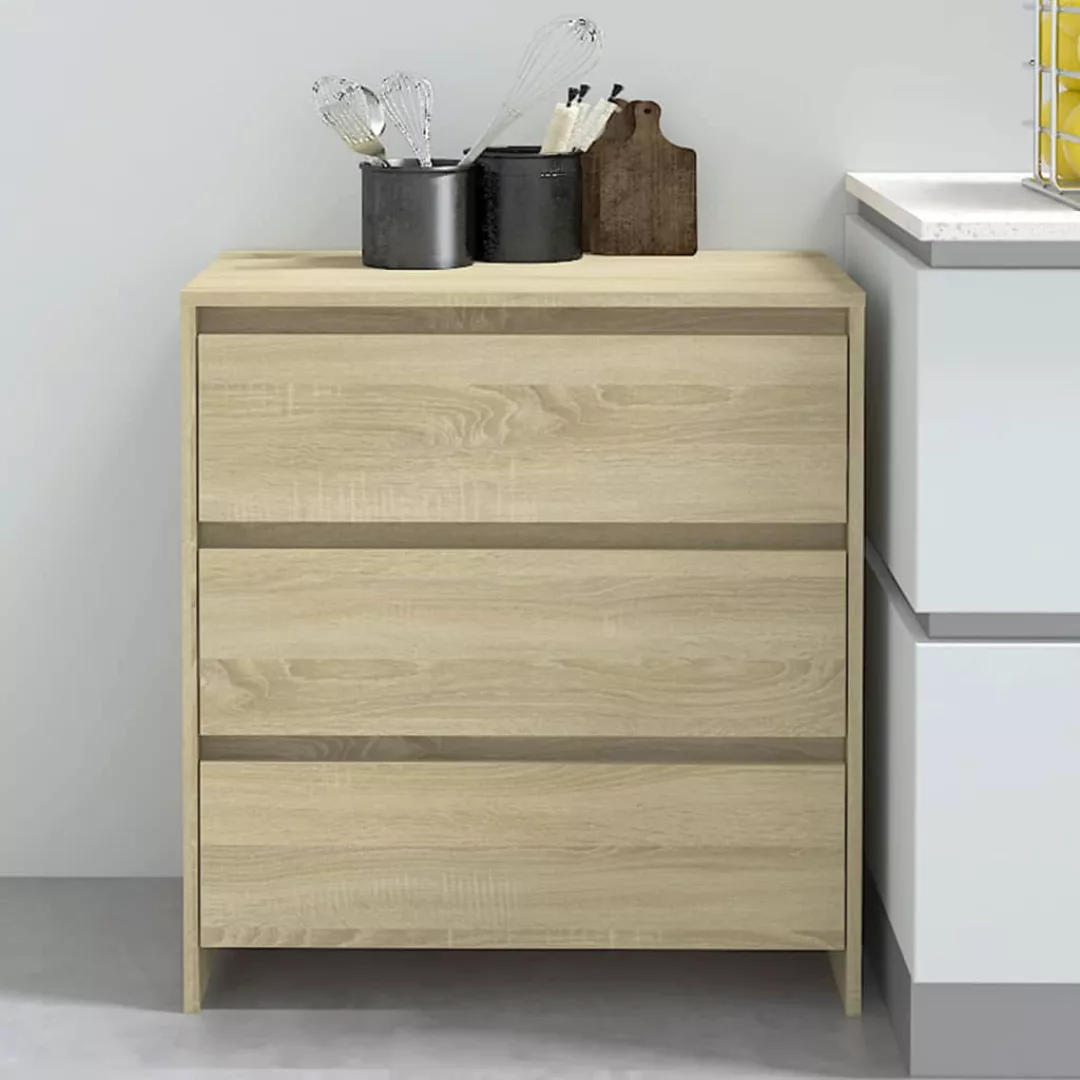 Sideboard Sonoma-eiche 70x41x75 Cm Spanplatte günstig online kaufen