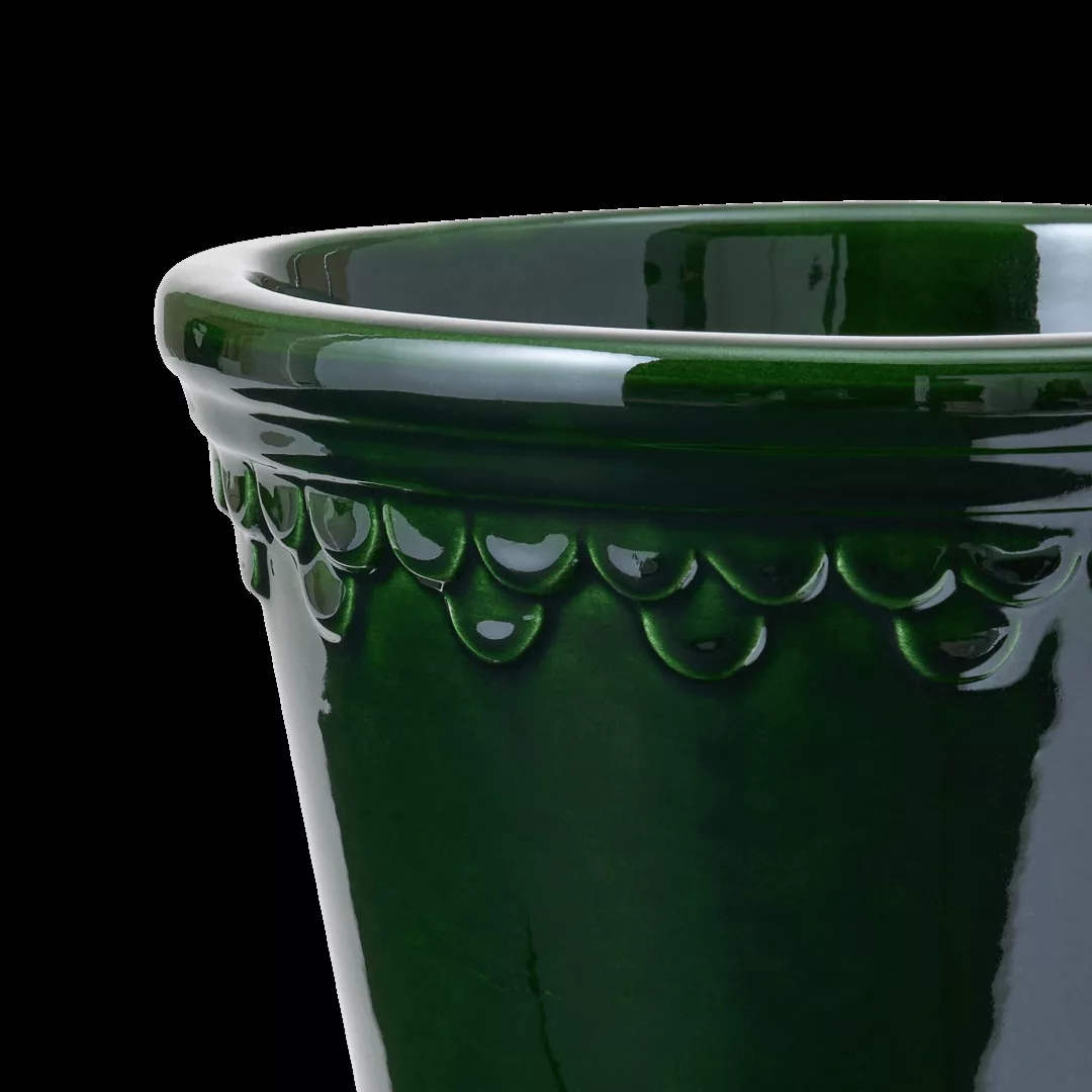 Bergs Potter Uebertopf (18 cm), Smaragdgruen - MADE.com günstig online kaufen