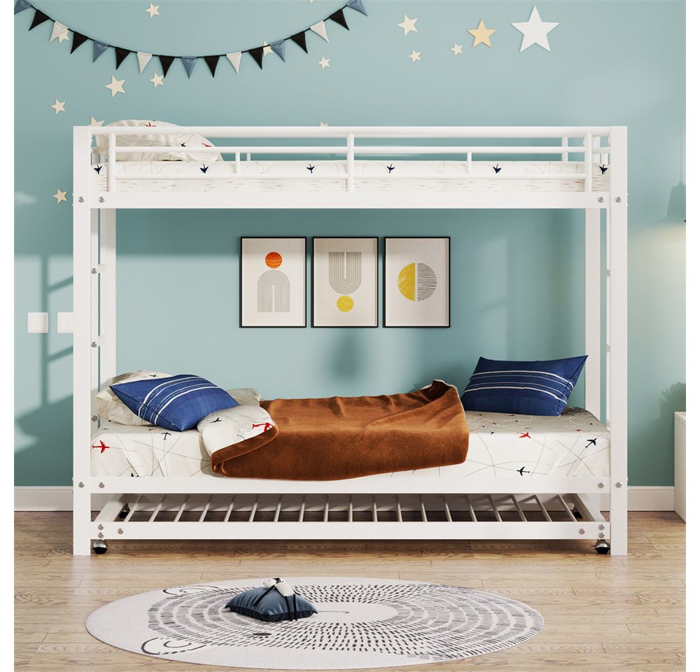 XDeer Etagenbett 90*200cm Etagenbett, Eisenrahmenbett, Kinderbett, ausgesta günstig online kaufen