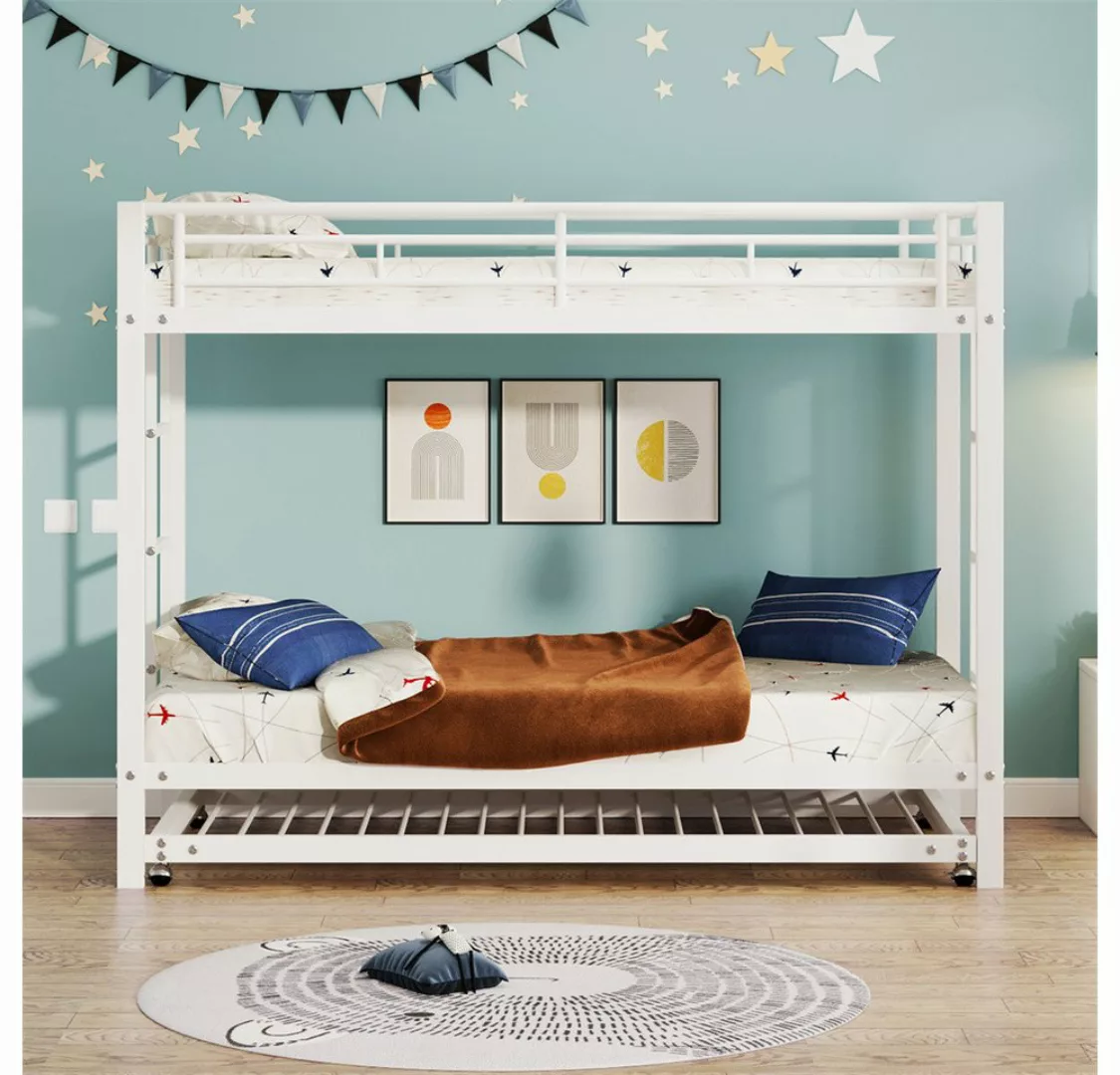 XDeer Etagenbett 90*200cm Etagenbett, Eisenrahmenbett, Kinderbett, ausgesta günstig online kaufen