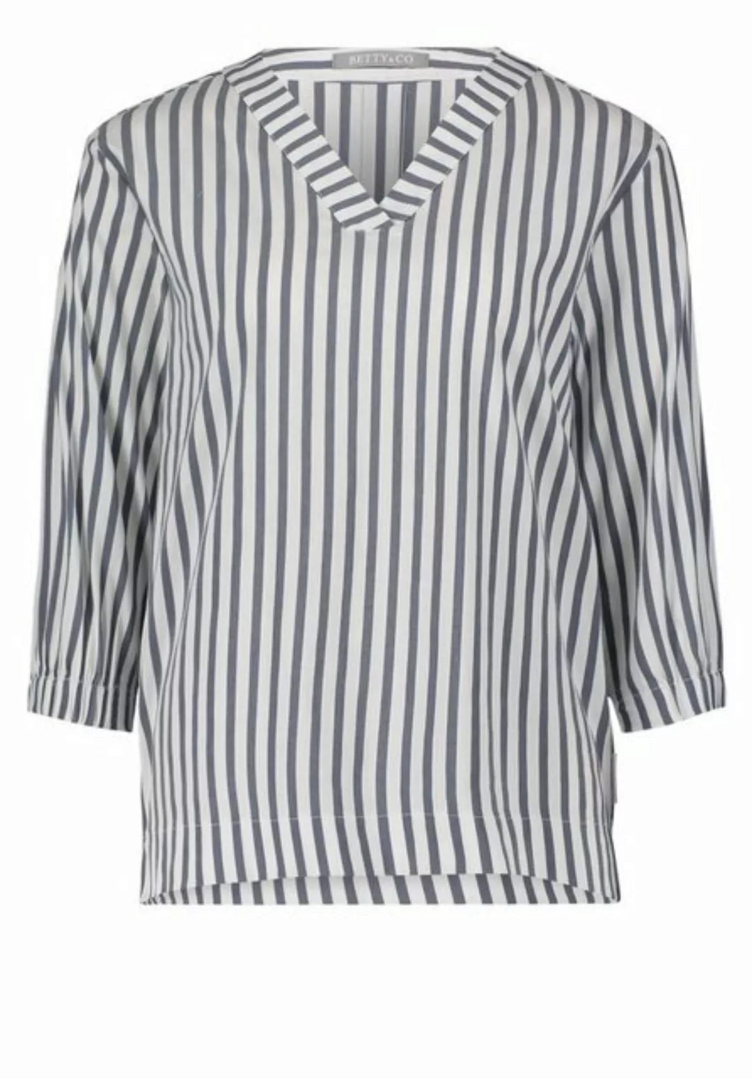 Betty&Co Klassische Bluse mit 3/4 Arm Ringel günstig online kaufen