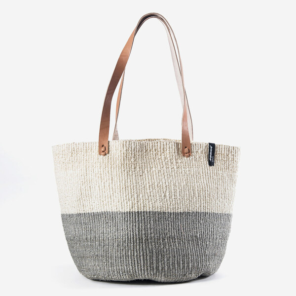 Kiondo Tasche - Duo Stripes - Sisal Umhängetasche - Upcycling - Mifuko günstig online kaufen