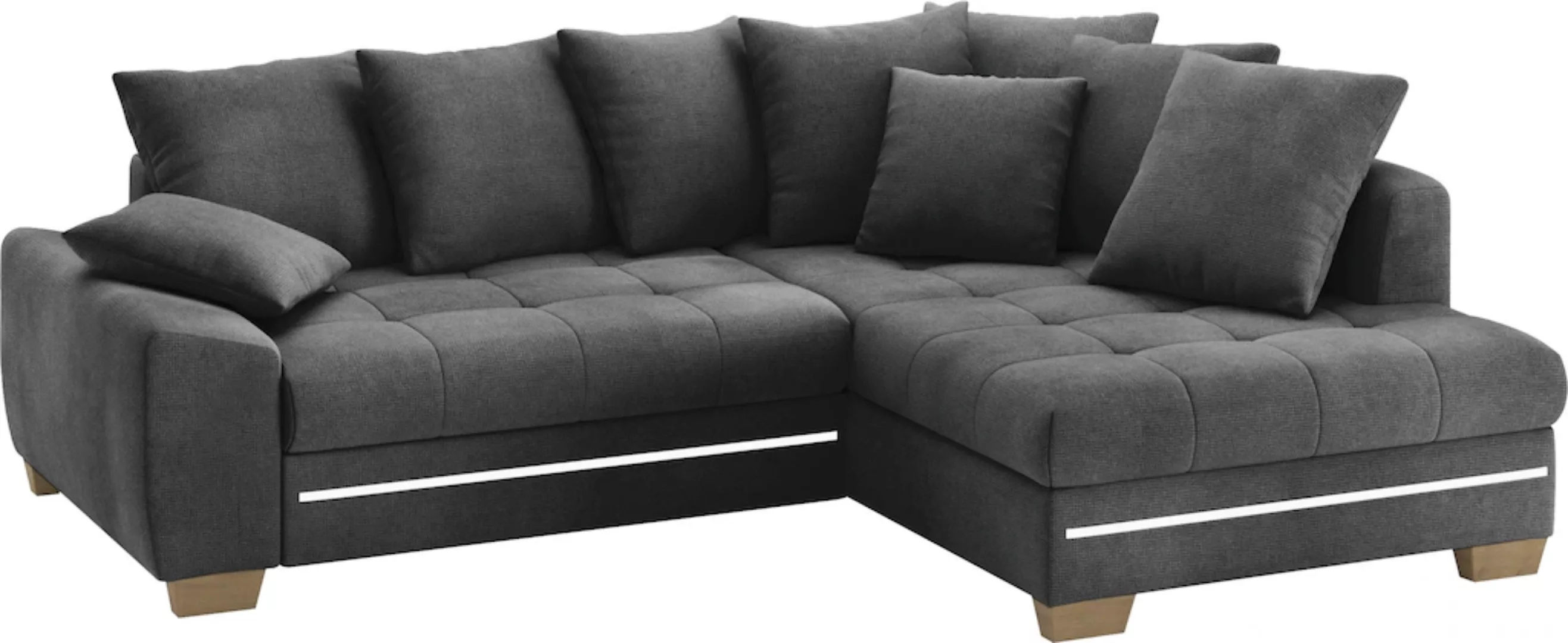 Mr. Couch Ecksofa "Nikita II, L-Form", mit RGB-LED Beleuchtung, wahlweise m günstig online kaufen