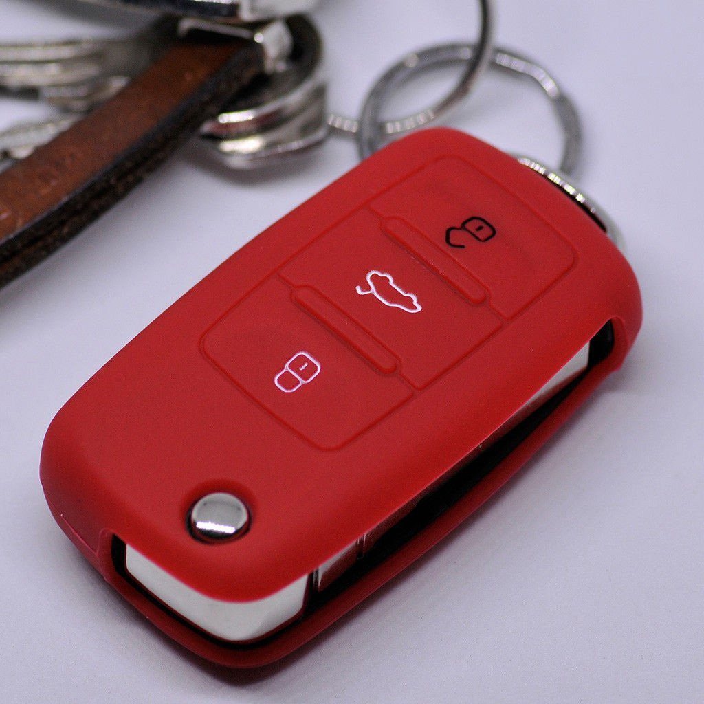 mt-key Schlüsseltasche Autoschlüssel Softcase Silikon Schutzhülle günstig online kaufen