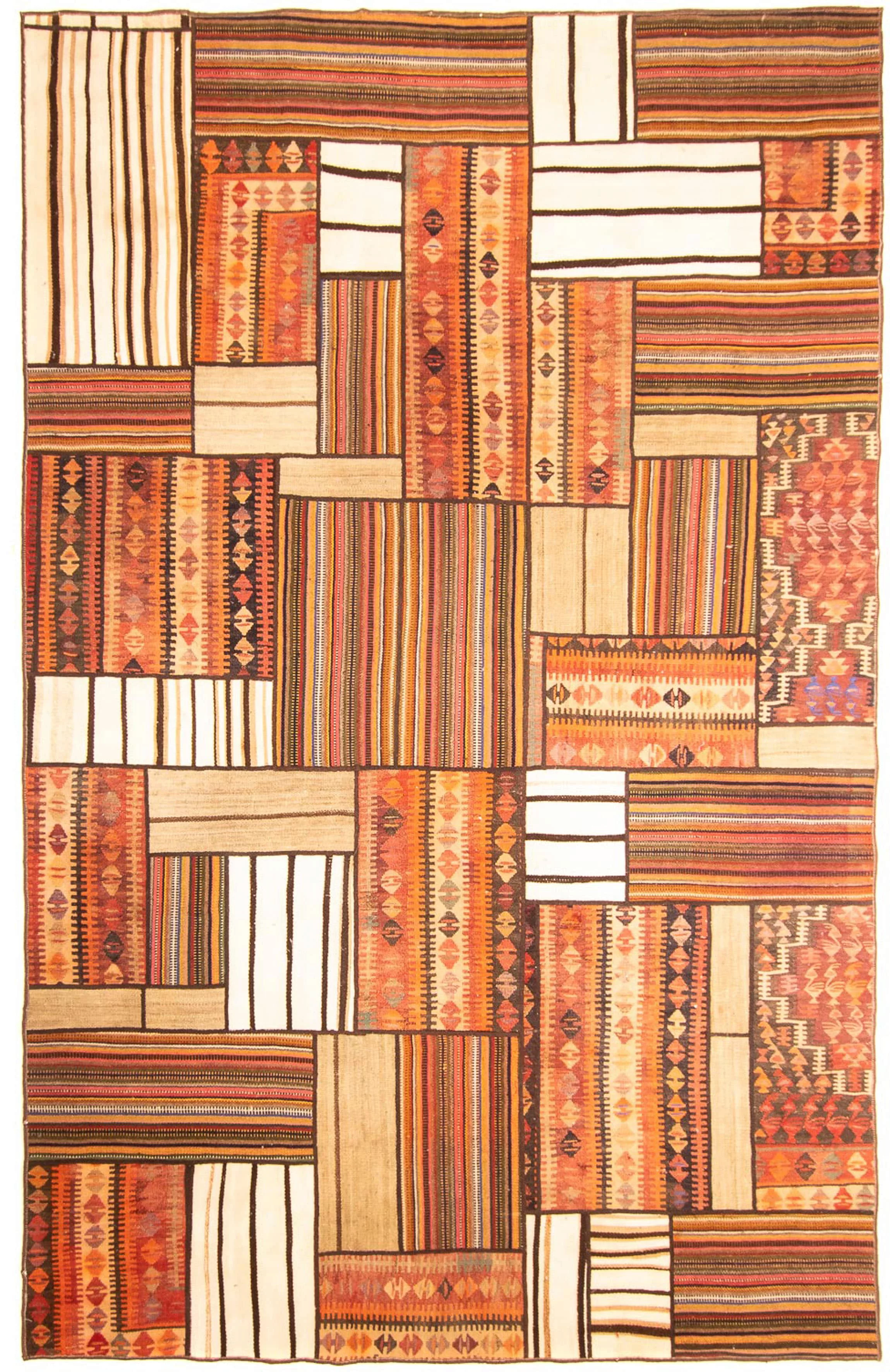 morgenland Teppich »Patchwork - 300 x 200 cm - mehrfarbig«, rechteckig, 7 m günstig online kaufen