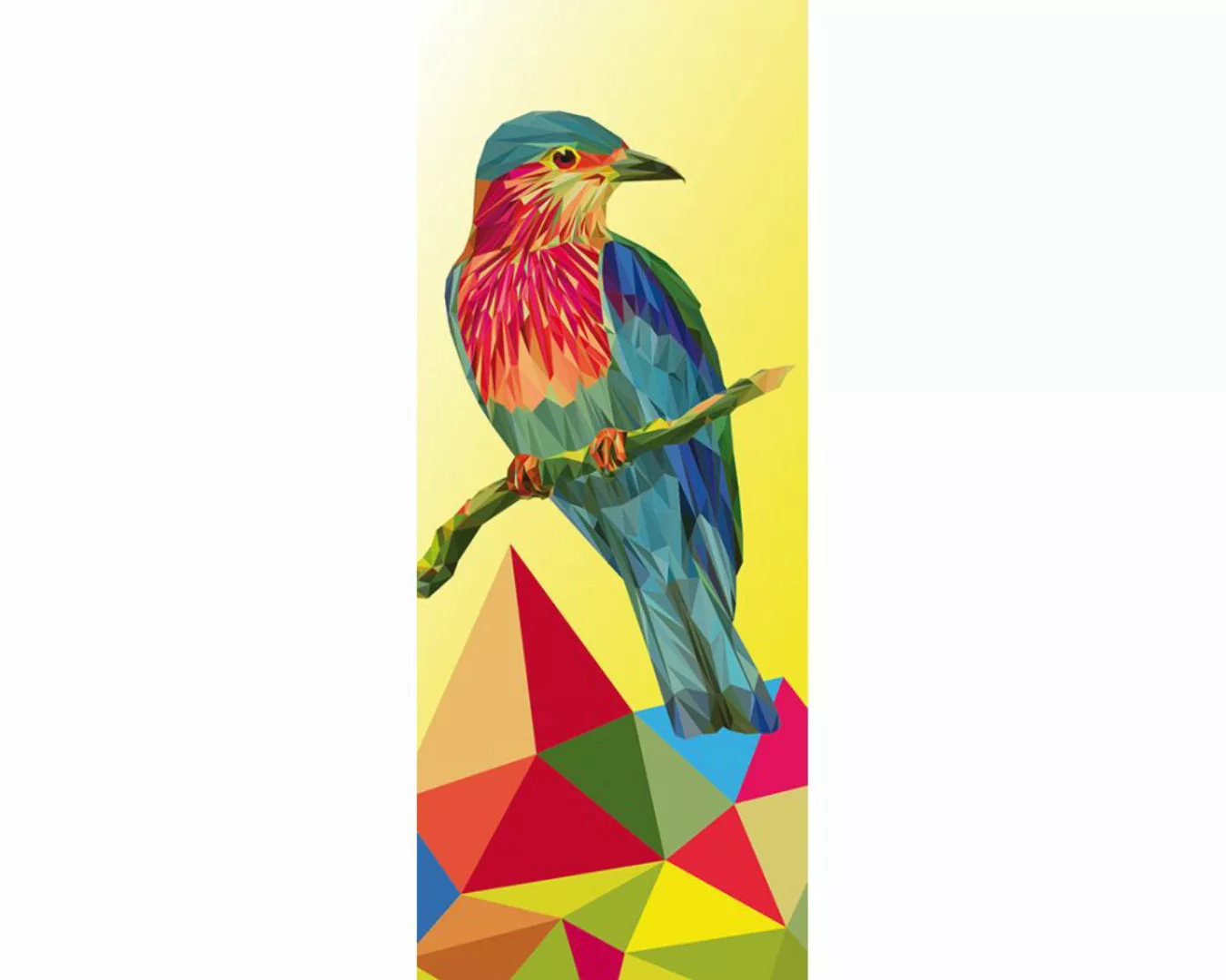 Dekopanel "Paradiesvogel6" 1,00x2,50 m / Glattvlies Brillant günstig online kaufen