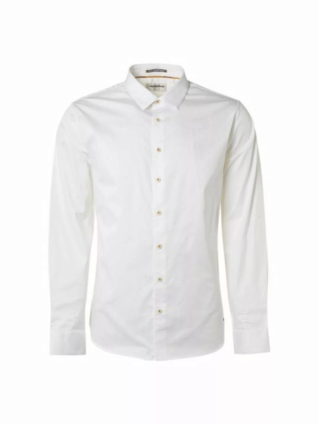 NO EXCESS Langarmshirt Basic Stretch Shirt Satin Weave günstig online kaufen