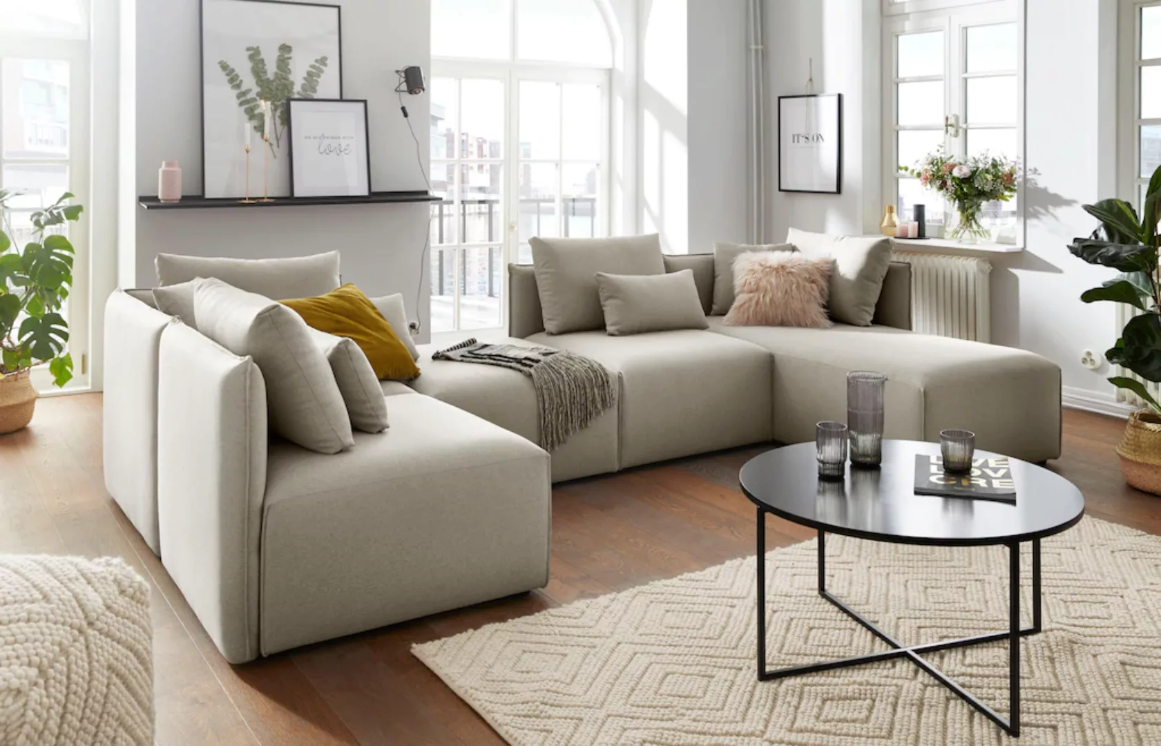 andas Sofa-Eckelement "Nöre", Modul - zum Zusammenstellen; in vielen Bezugs günstig online kaufen