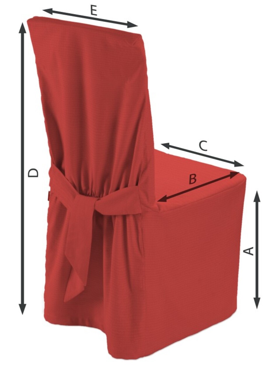 Stuhlhusse, rot, 45 x 94 cm, Loneta (133-43) günstig online kaufen