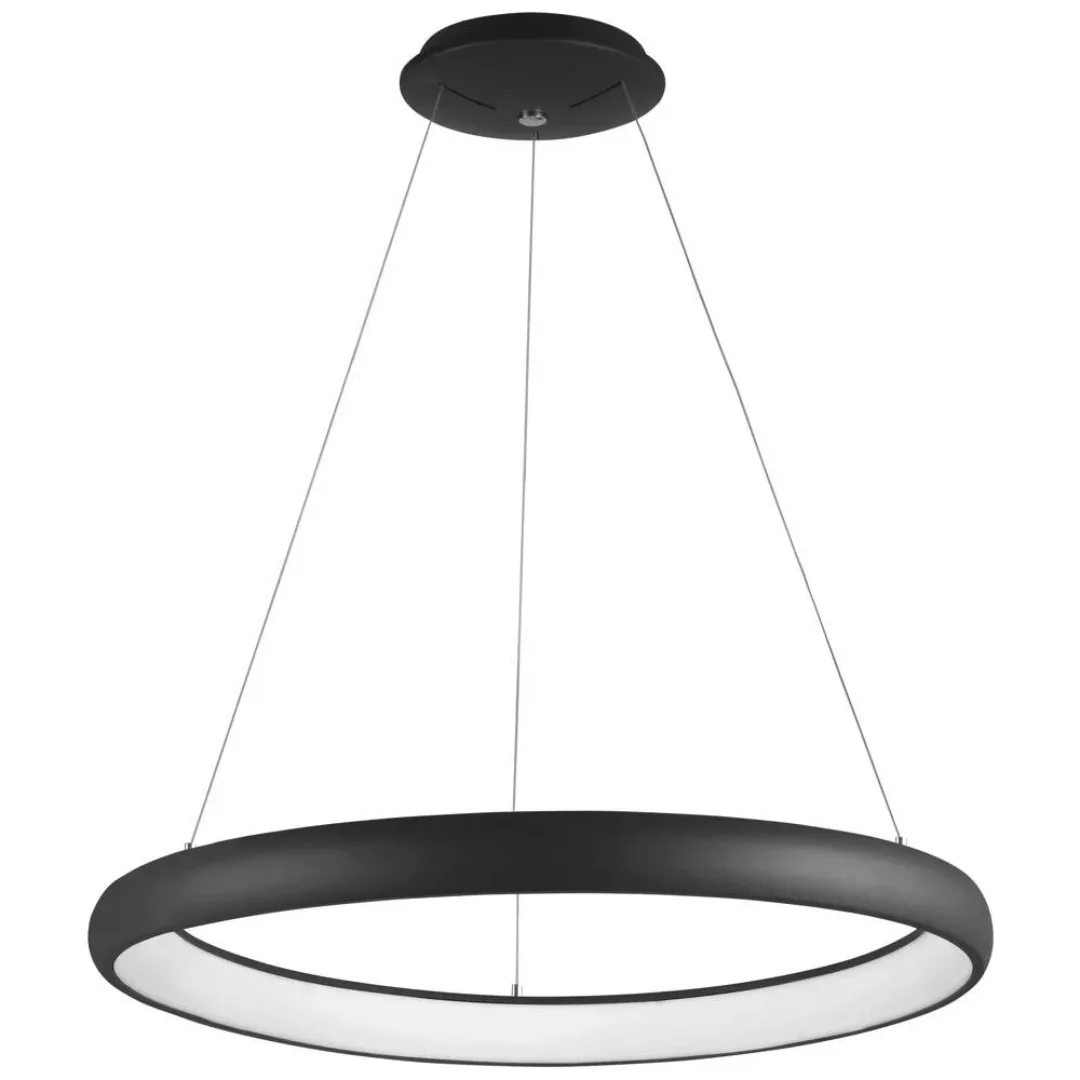 LED Pendelleuchte Albi in Schwarz 80W 4000lm günstig online kaufen