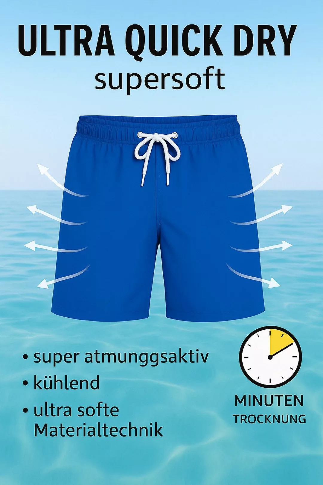 RedBridge Badeshorts Extrem schnelltrocknend – Atmungsaktiv, günstig online kaufen