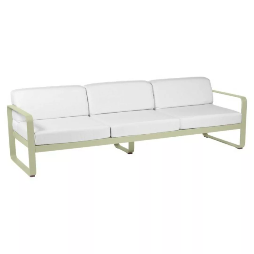 Bellevie 3-Sitzer Lounge-Sofa 65 Lindgrün 81 Grauweiß günstig online kaufen