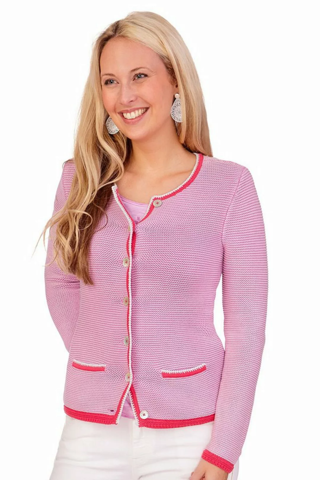 Lieblingsstück Trachtenstrickjacke Trachten Strickjacke - ZARA - rosa günstig online kaufen