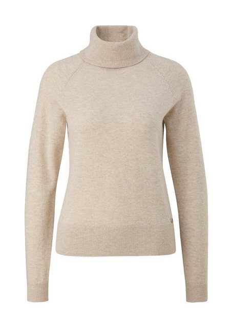 Comma Stehkragenpullover Basic (1-tlg) mit Turtleneck-Kragen, Wollmix-Kasch günstig online kaufen