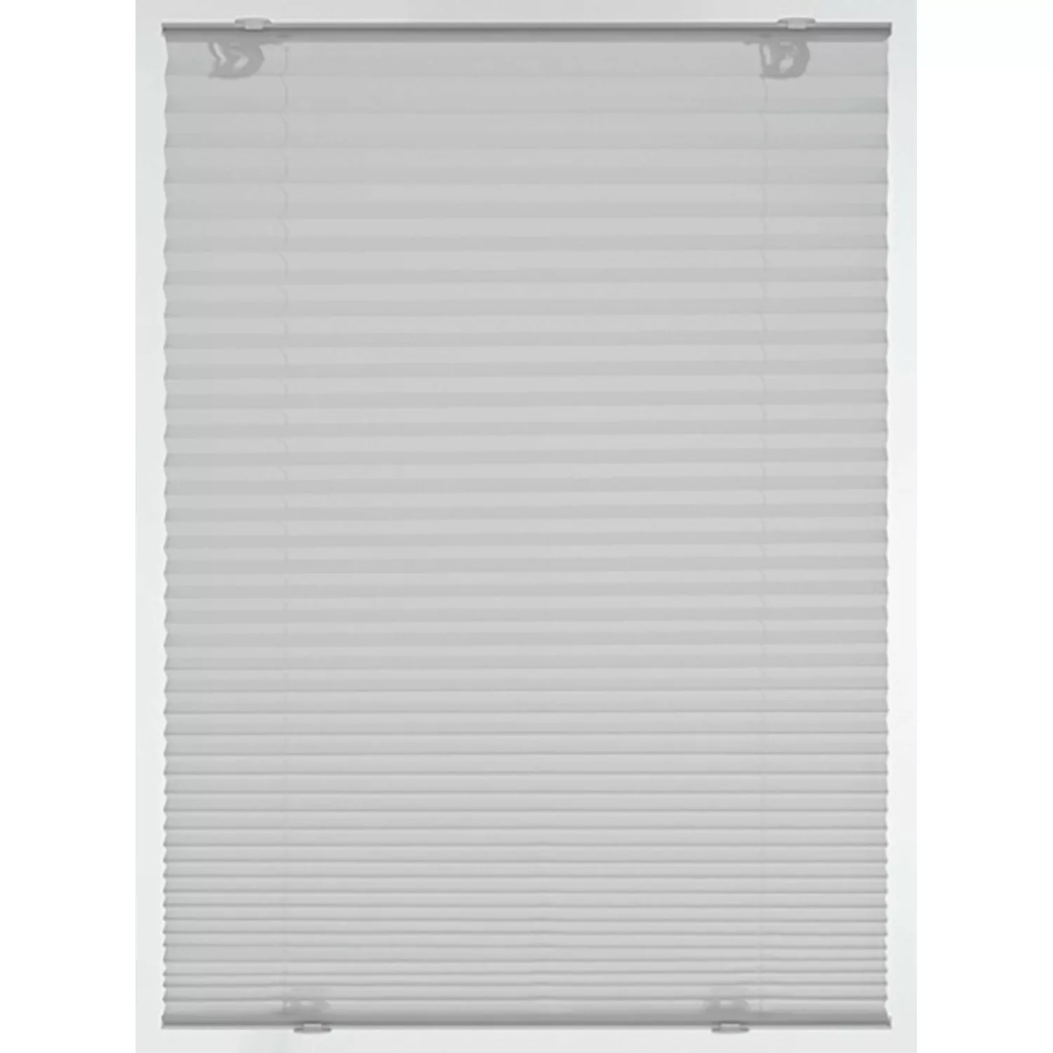 Gardinia Dachfenster-Plissee mit Saugnäpfe 36,3 cm x 60 cm Grau günstig online kaufen
