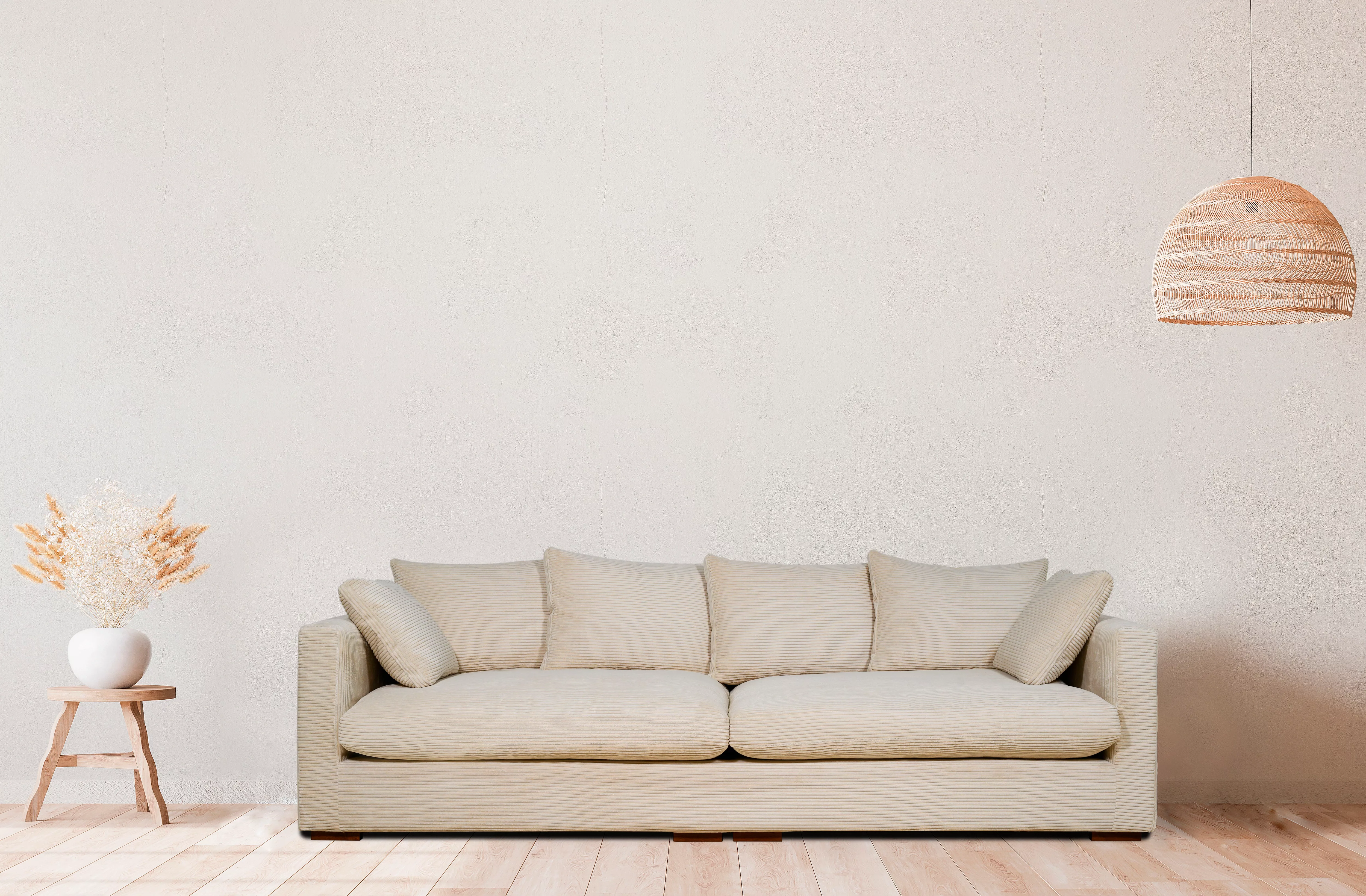 Home affaire Big-Sofa "Coray", extra weich und kuschelig, Füllung mit Feder günstig online kaufen