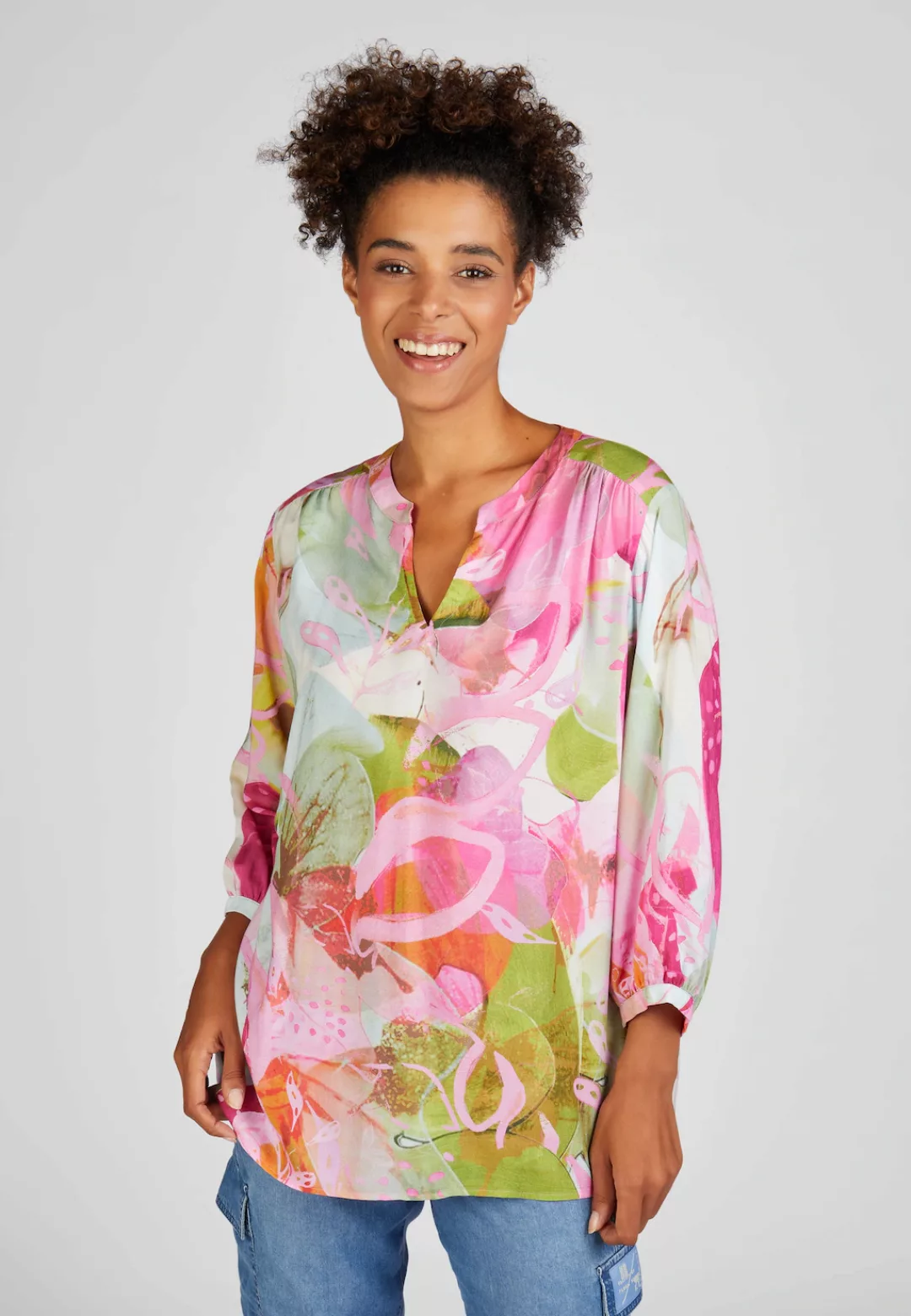 LeComte Klassische Bluse "LeComte Bluse mit Allover-Print" günstig online kaufen