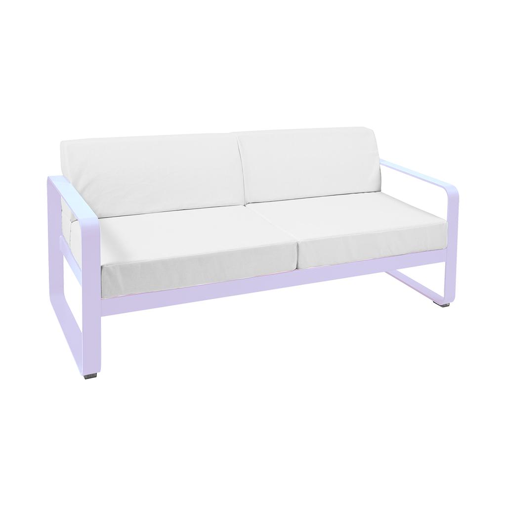 Bellevie Lounge-Sofa 2-Sitzer D1 Marshmallow 81 Grauweiß günstig online kaufen