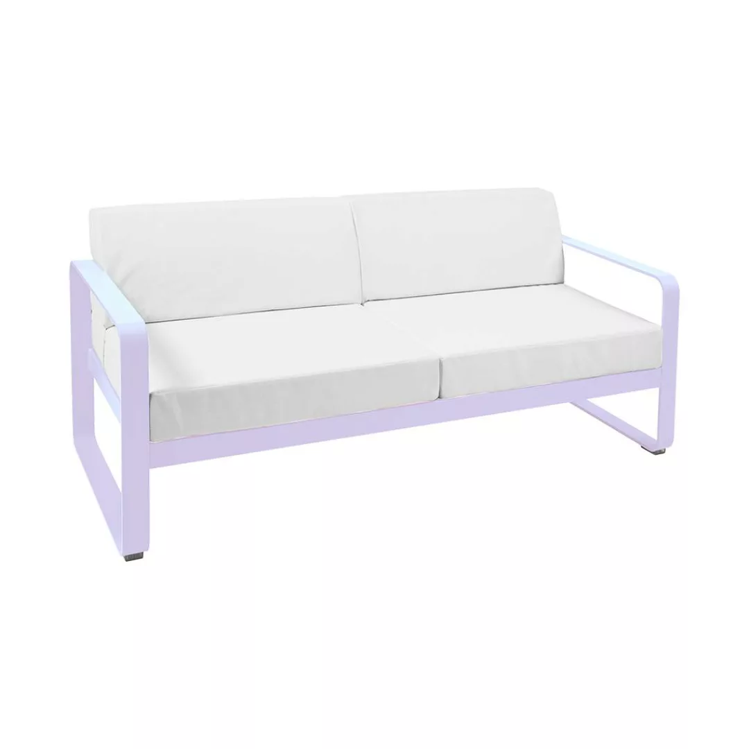 Bellevie Lounge-Sofa 2-Sitzer D1 Marshmallow 81 Grauweiß günstig online kaufen