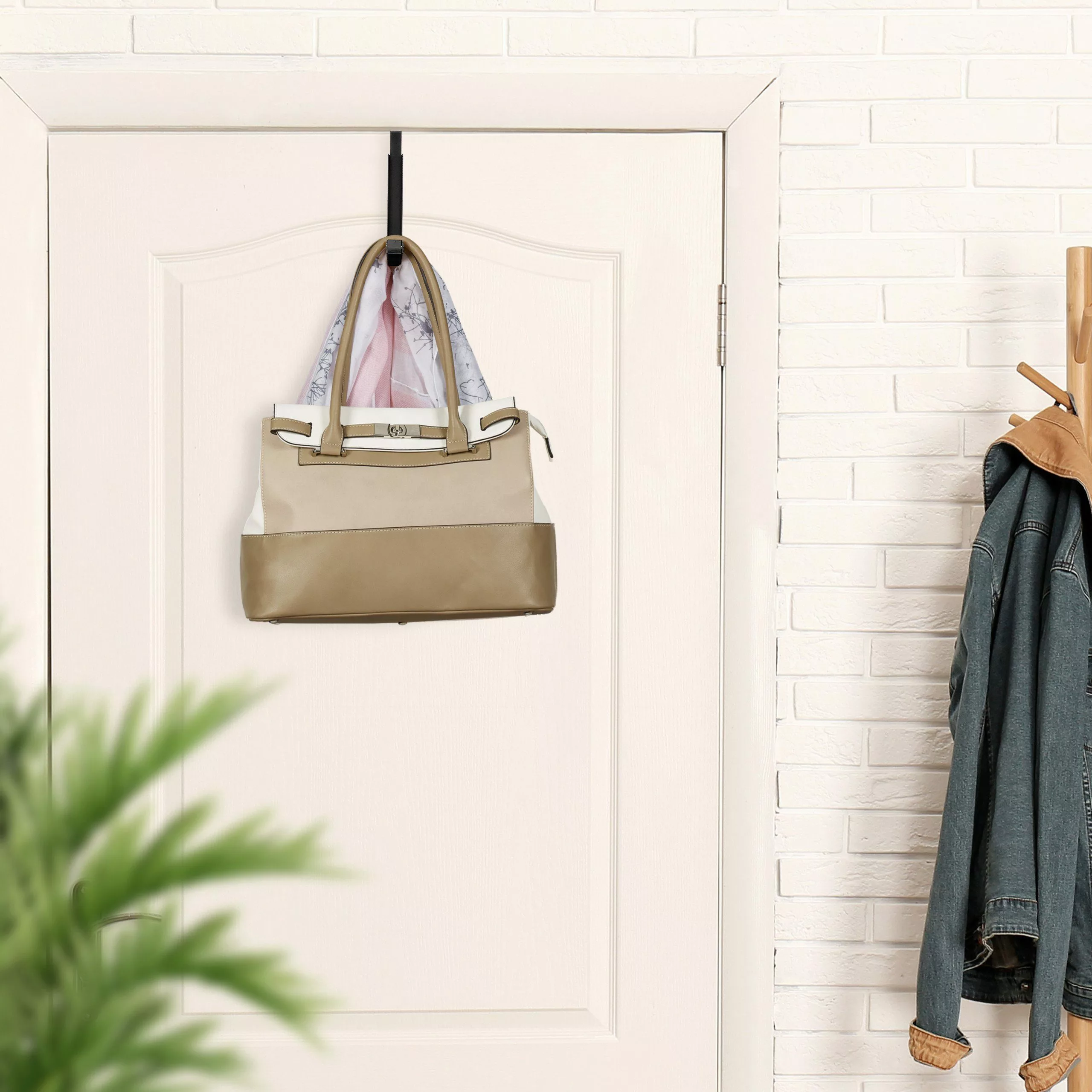 relaxdays Türhaken Klapphaken schwarz günstig online kaufen