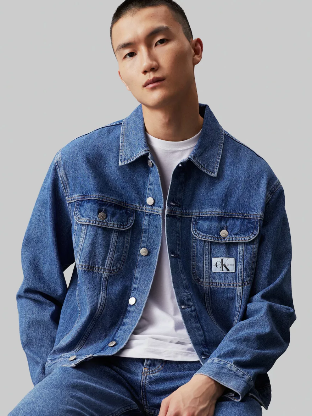 Calvin Klein Jeans Jeansjacke "REGULAR 90s DENIM JACKET" günstig online kaufen