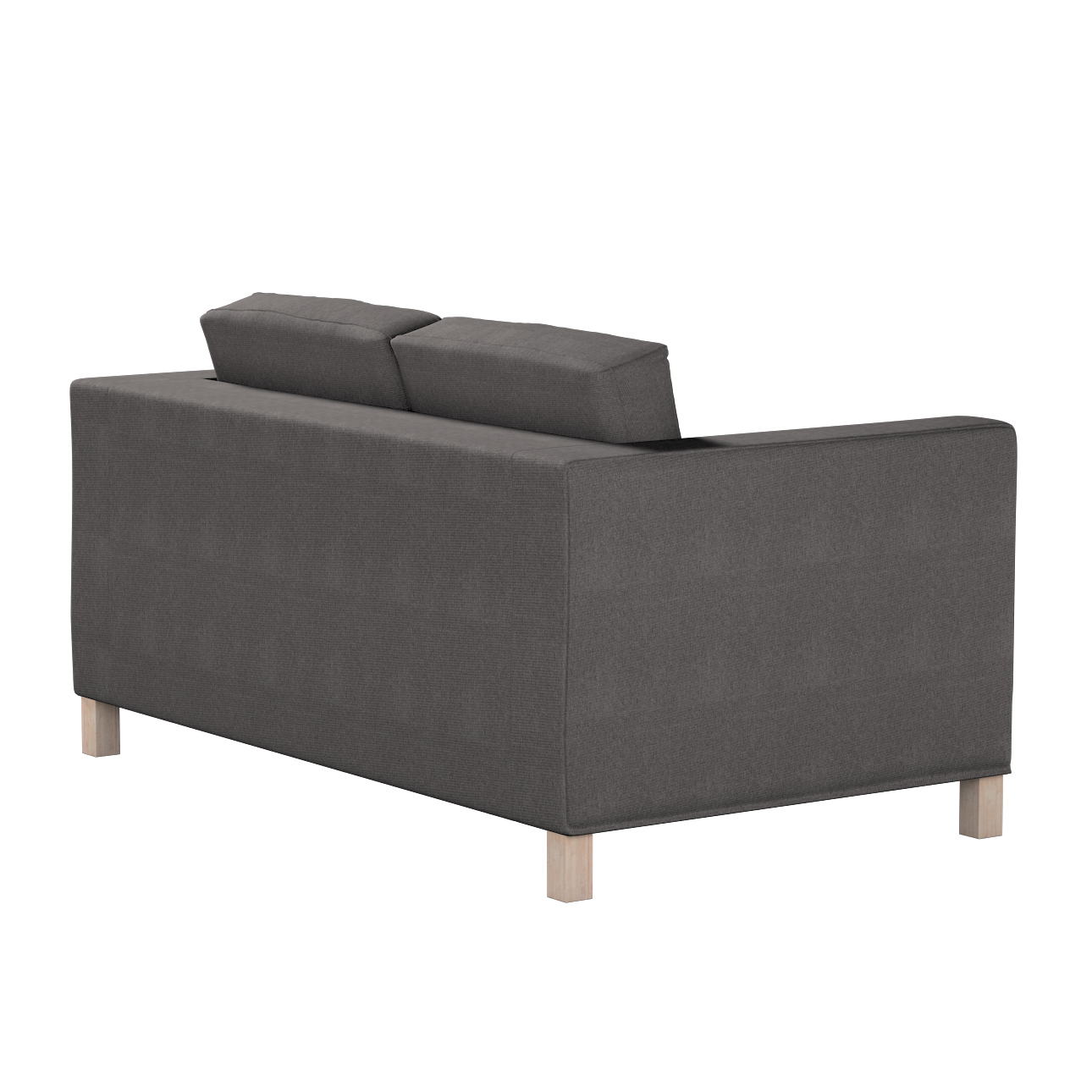 Bezug für Karlanda 2-Sitzer Sofa nicht ausklappbar, kurz, dunkelgrau, 60cm günstig online kaufen