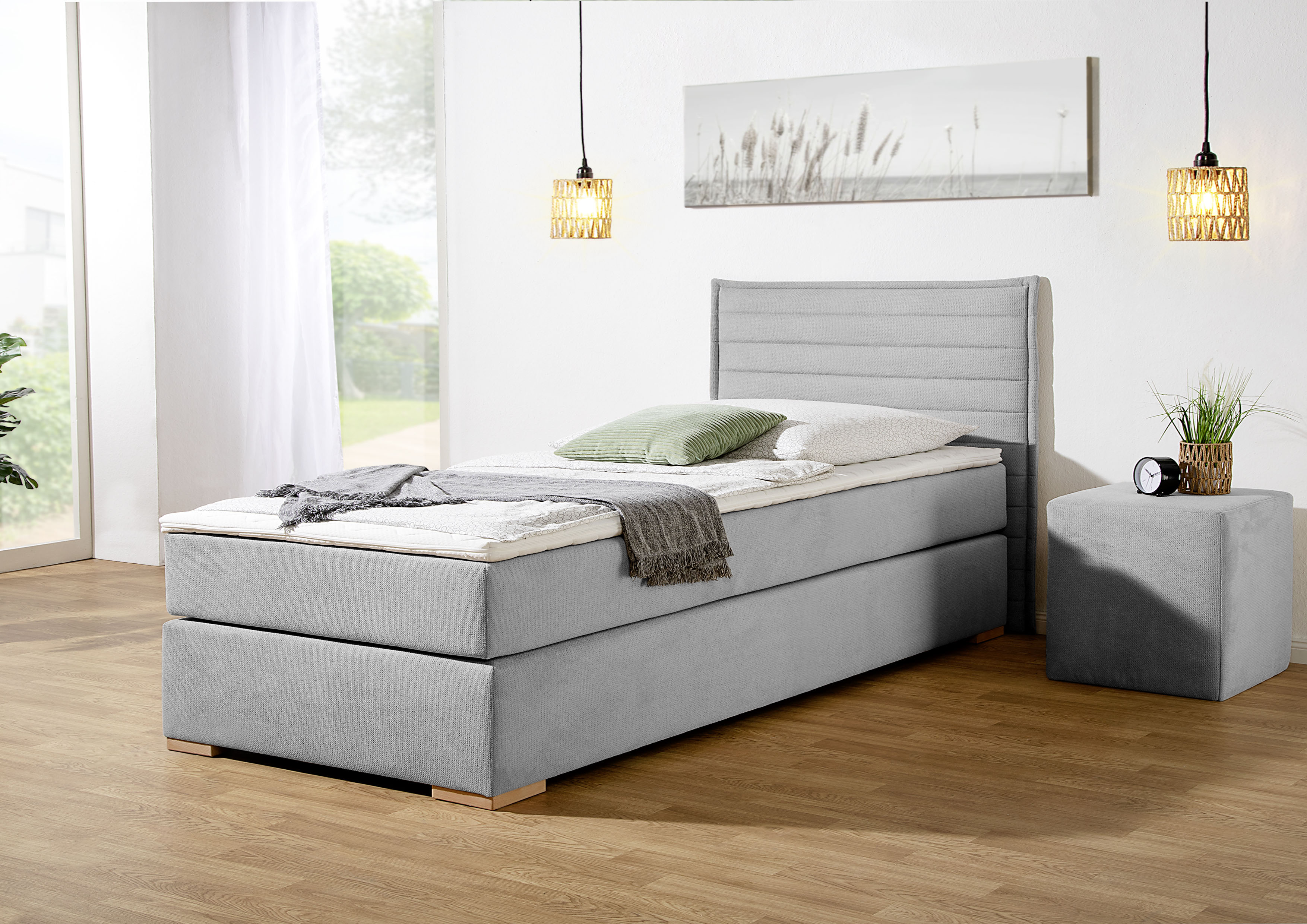 Home affaire Boxspringbett ""Östermoor"", in H2, H3 oder H4 erhältlich günstig online kaufen