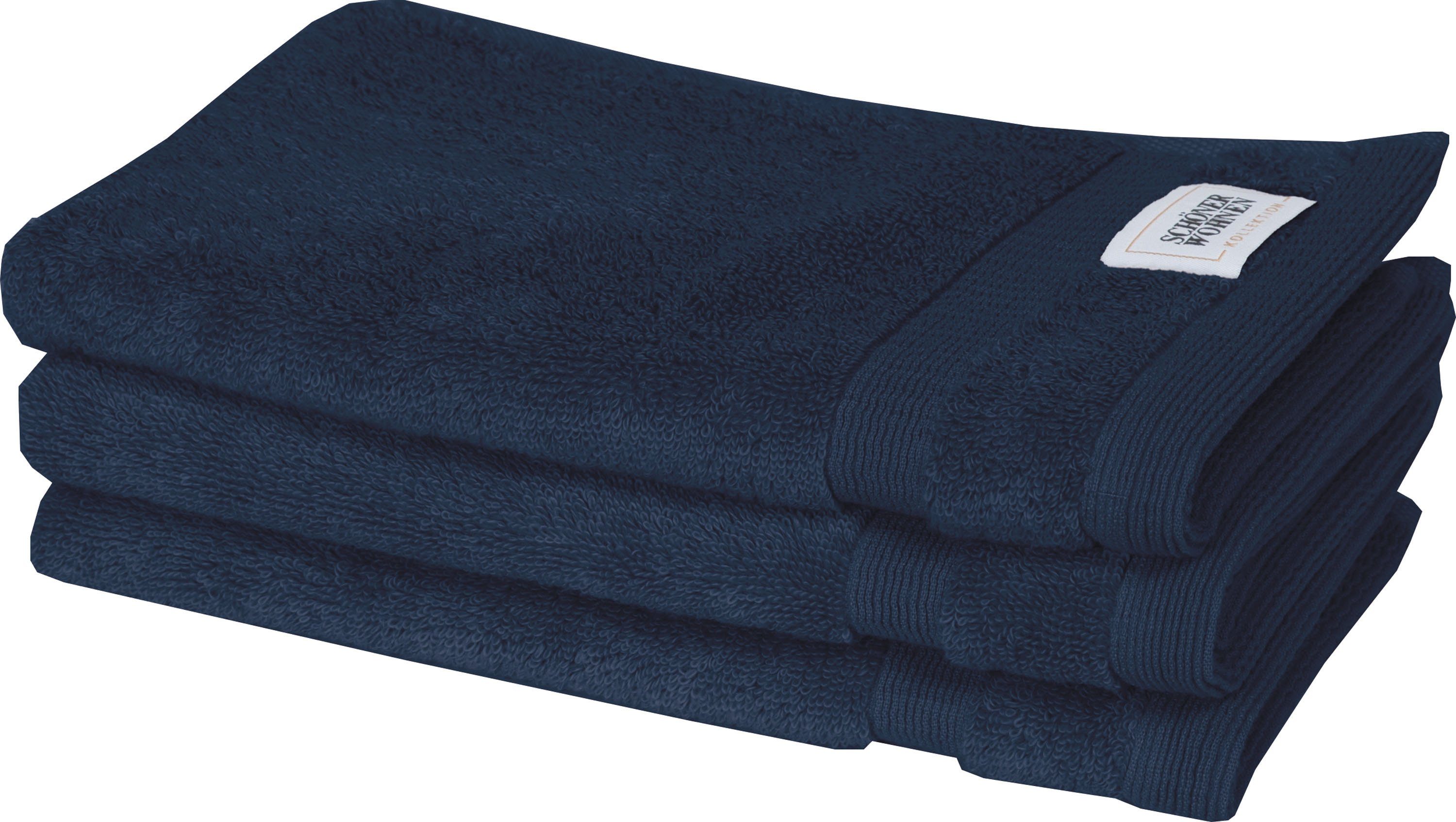 SCHÖNER WOHNEN-Kollektion Gästehandtuch Cuddly, Frottier (3-St), günstig online kaufen