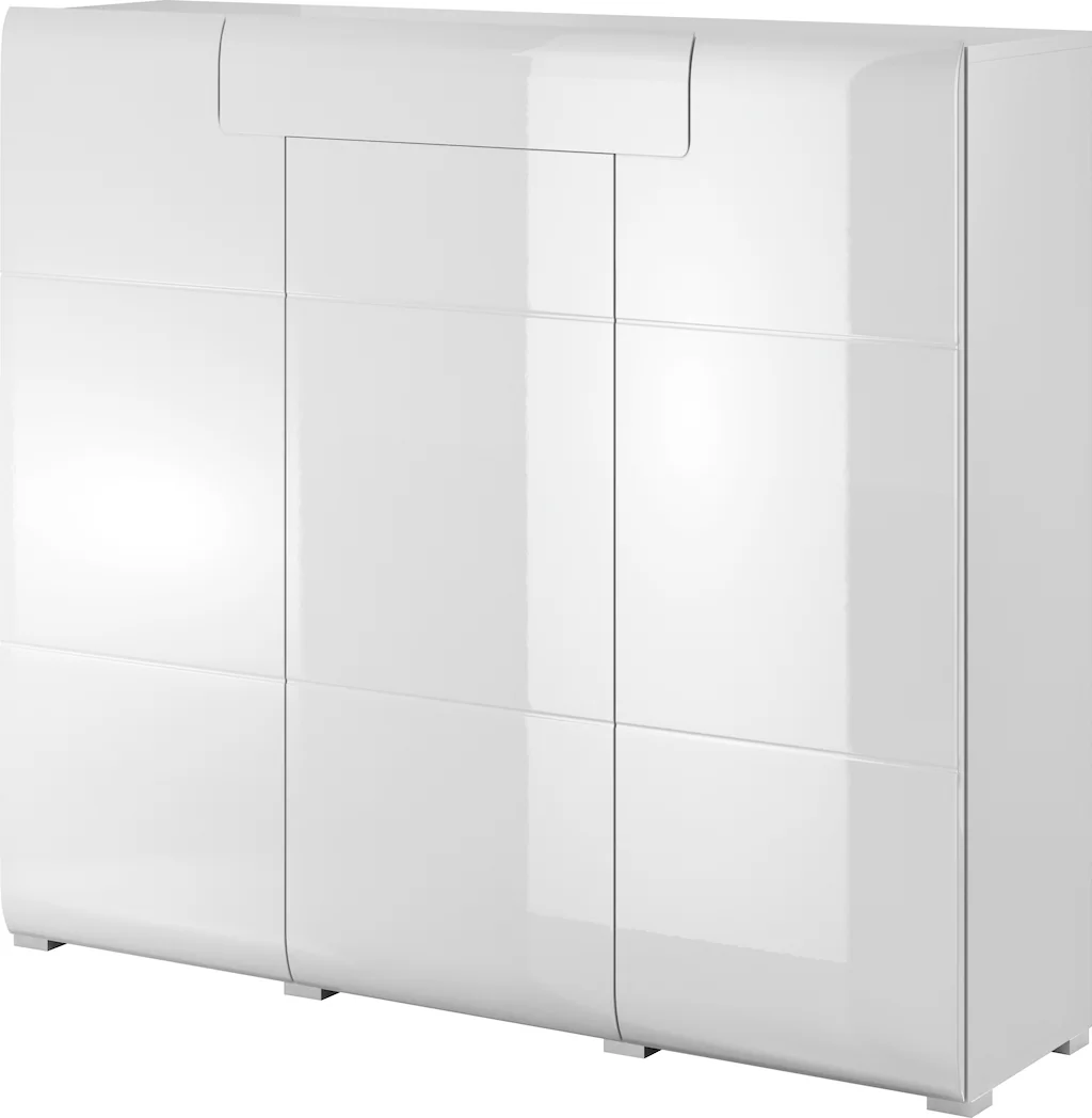 INOSIGN Highboard "Toledo,Breite 147,5 cm,trendige Hochkommode mit 3 Türen günstig online kaufen