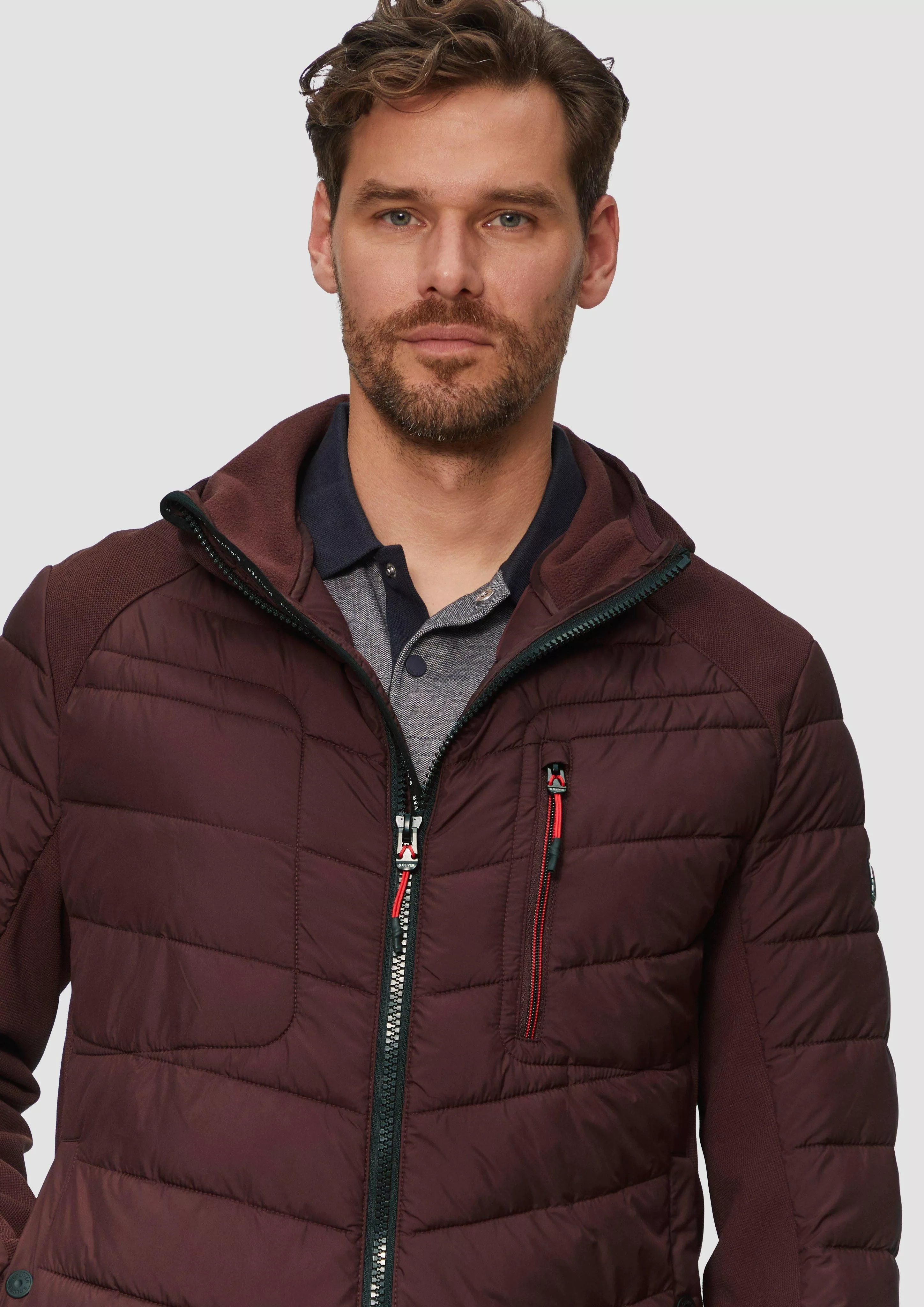 s.Oliver Allwetterjacke Pufferjacke im Fabricmix mit günstig online kaufen