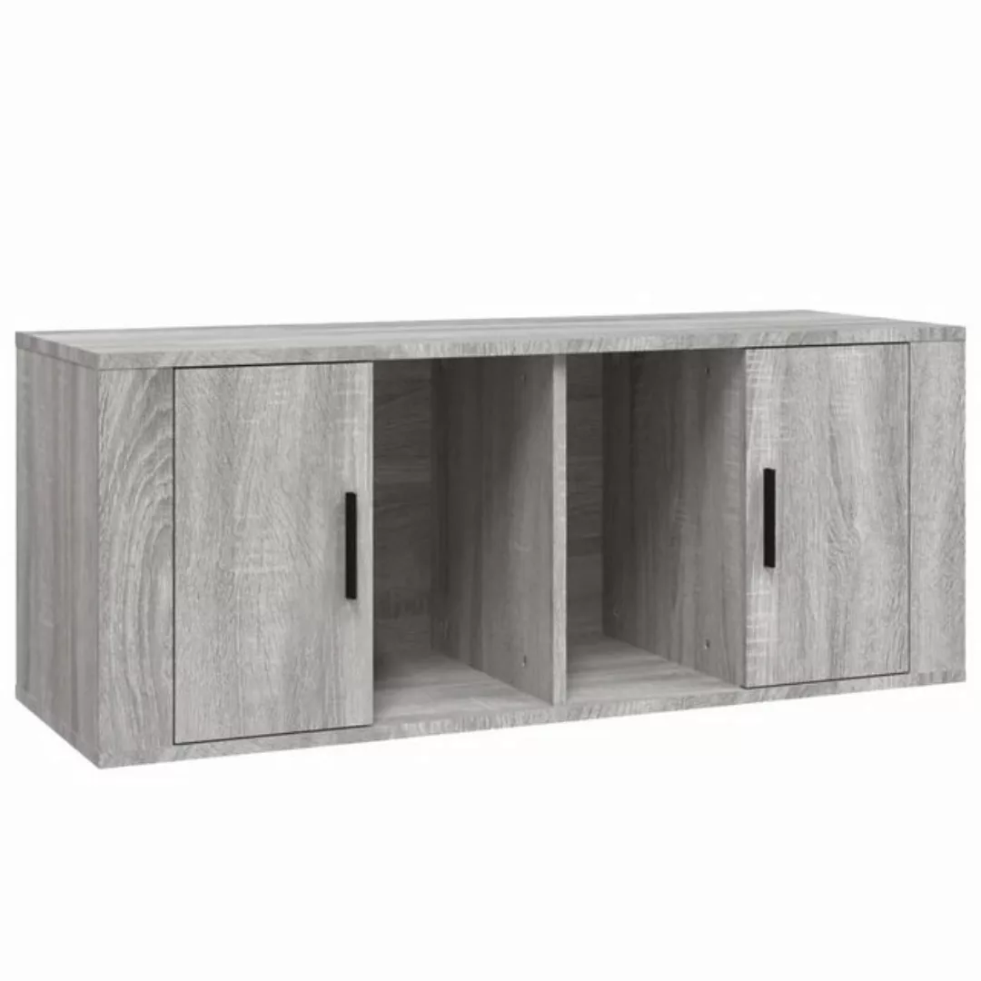 vidaXL TV-Schrank TV-Schrank Braun Eichen-Optik 100x35x40 cm Spanplatte Low günstig online kaufen