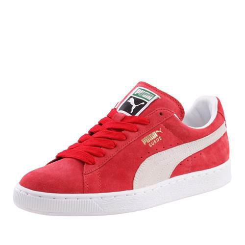 Puma Suede Classic Team Regal Redwhite Schuhe EU 37 White / Red günstig online kaufen