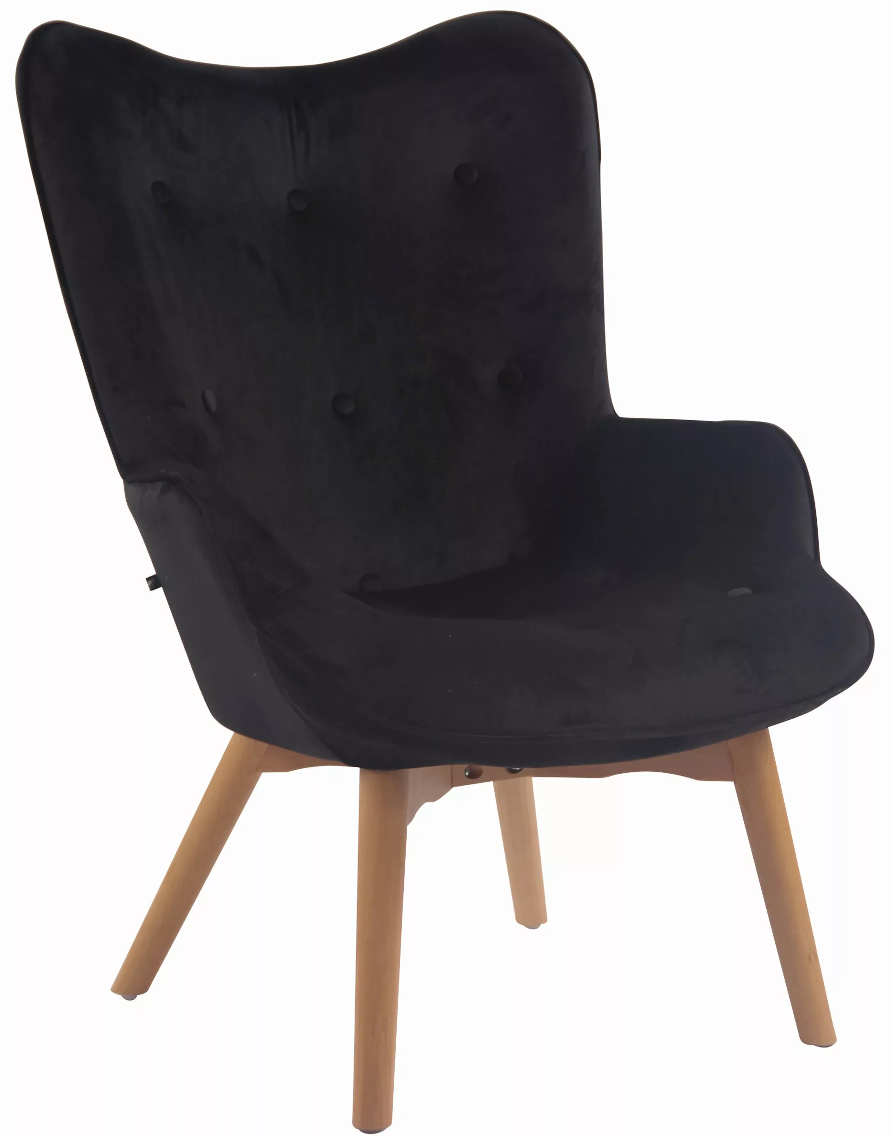 Stuhl Duke Stoff Schwarz günstig online kaufen
