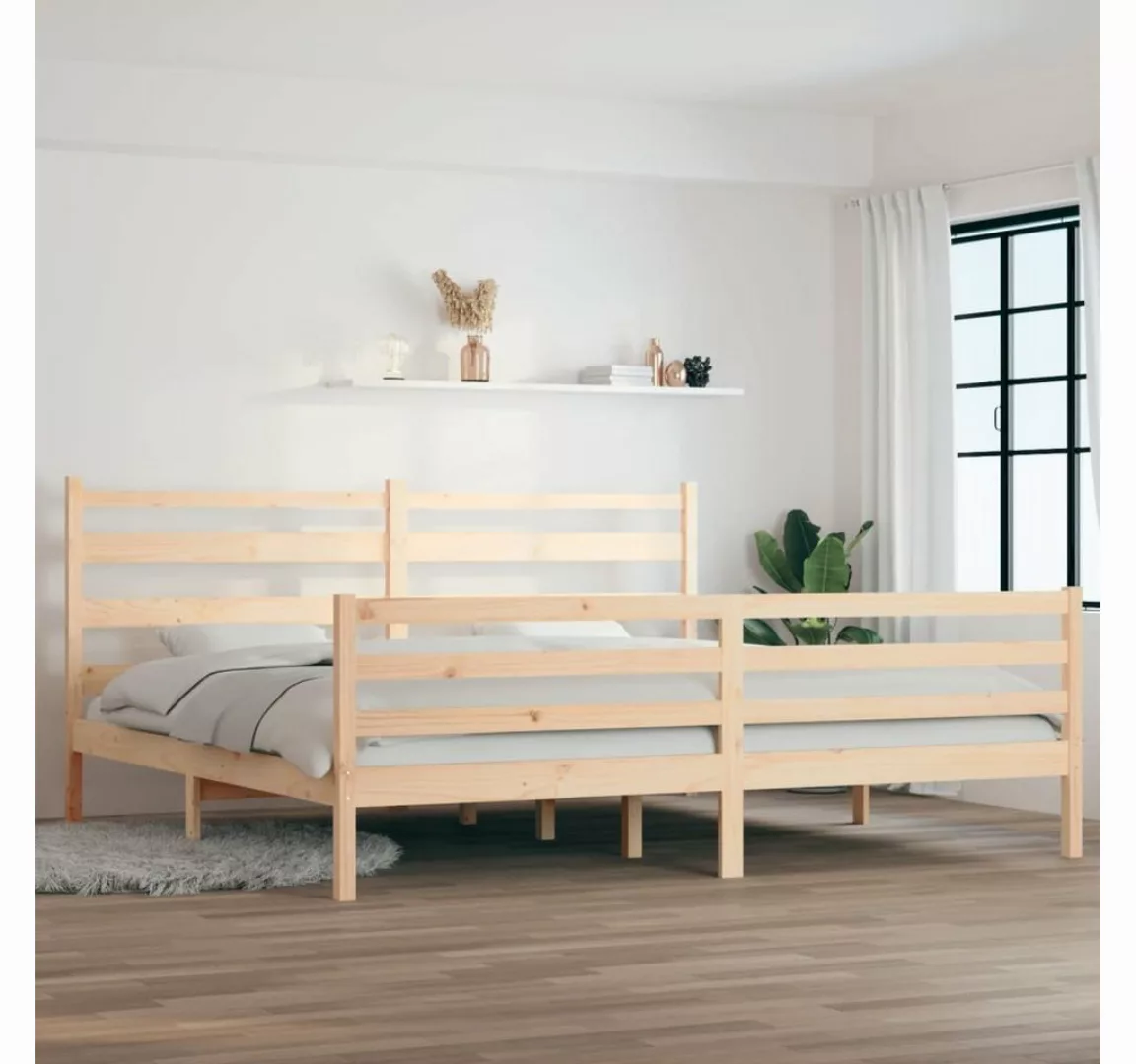 furnicato Bett Massivholzbett Kiefer 200x200 cm günstig online kaufen