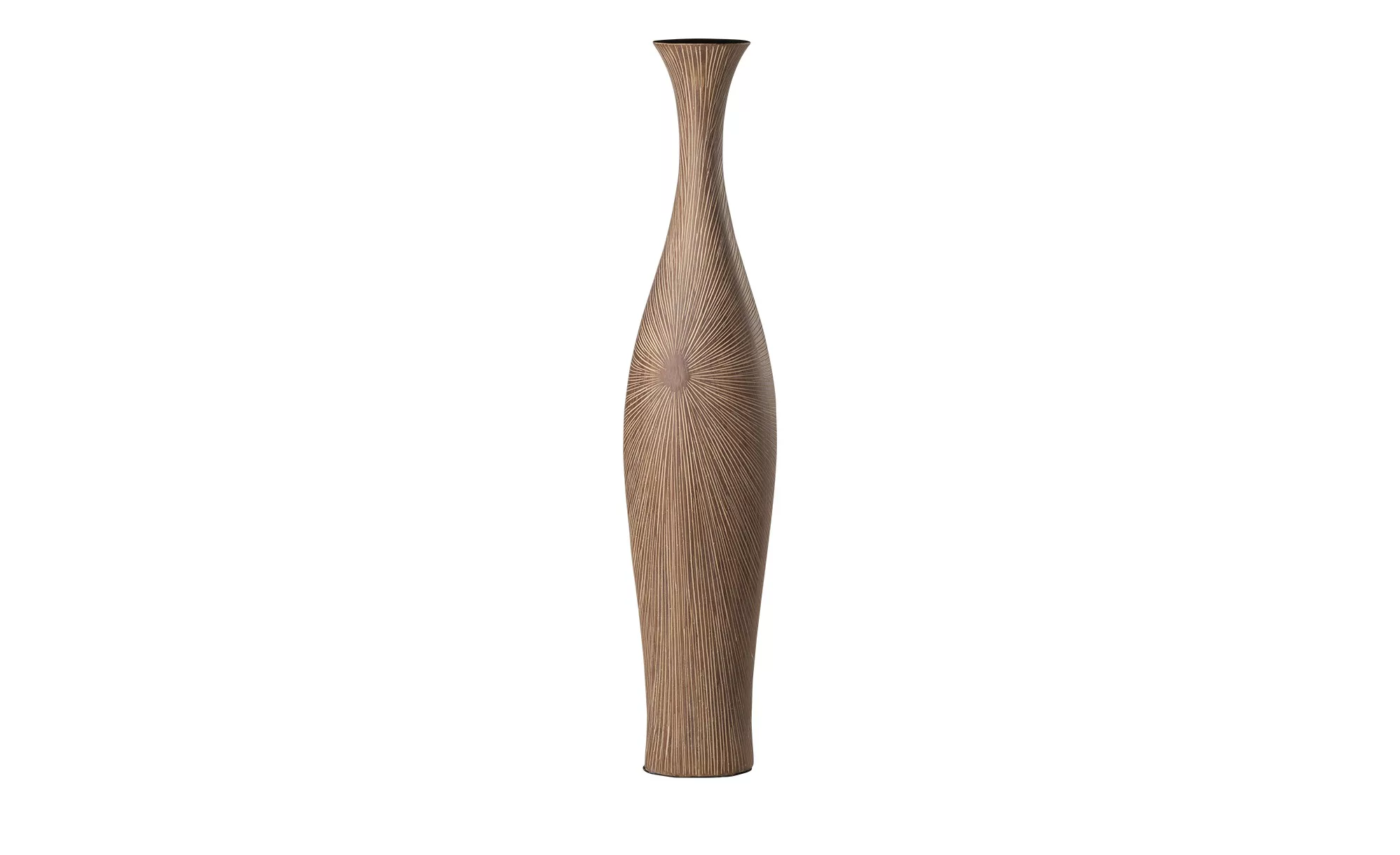 Deko Vase - braun - Polyresin (Kunstharz) - 17,5 cm - 82,5 cm - 12,5 cm - S günstig online kaufen